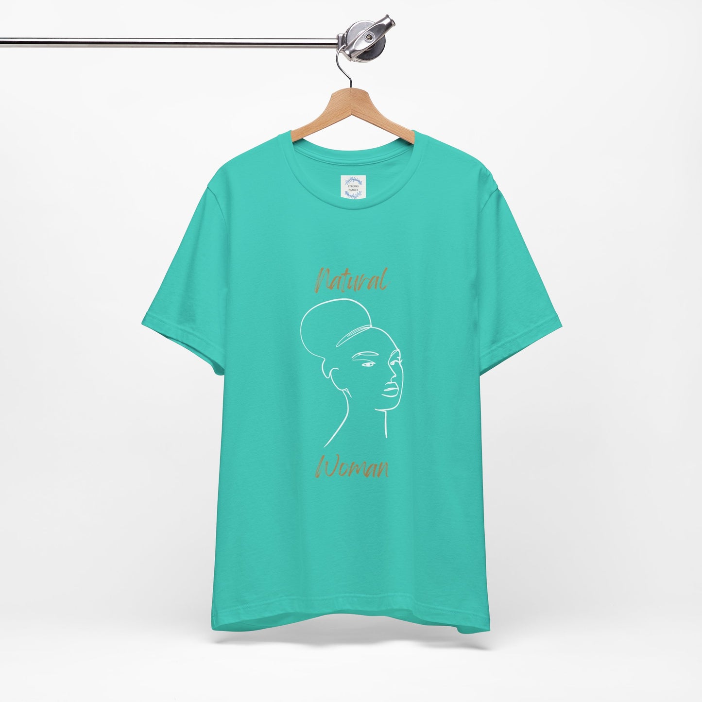 Natural Woman Hair Up (WL) Short Sleeve T-Shirt
