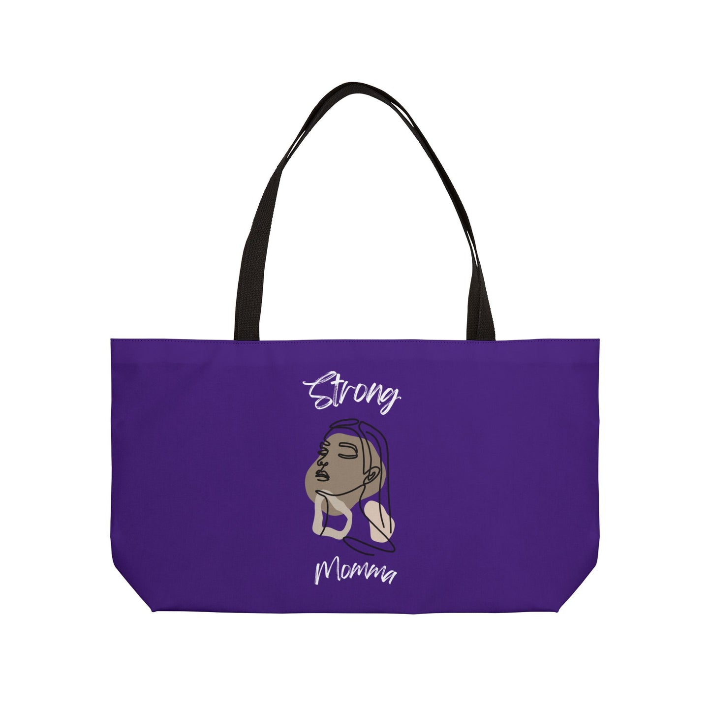 Strong Momma (WL) Weekender Tote Bag LIGHT PURPLE