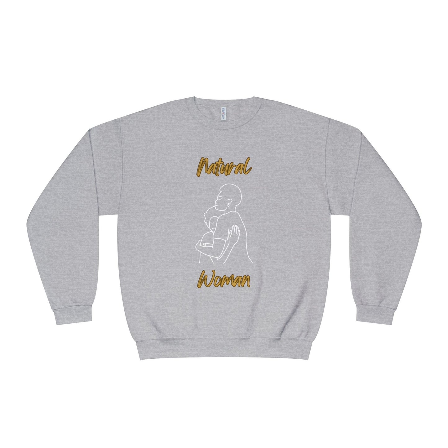 Natural Woman Safe With Momma (WL) Crewneck Sweatshirt