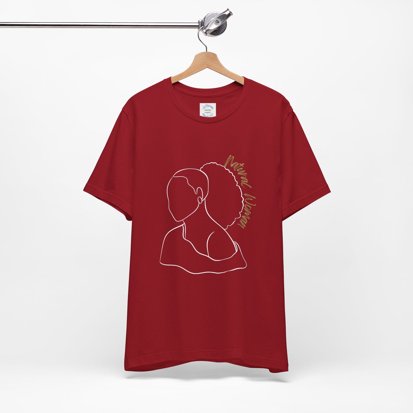 Natural Woman Behind Head Puff (WL) Short Sleeve T-Shirt