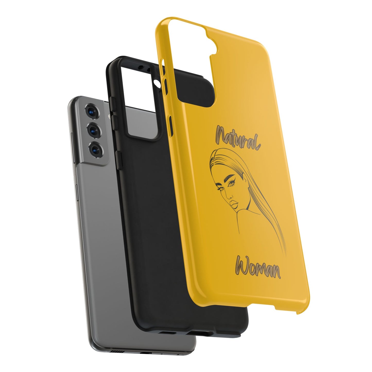 Natural Woman The Stare (BL)Tough Phone Cases YELLOW