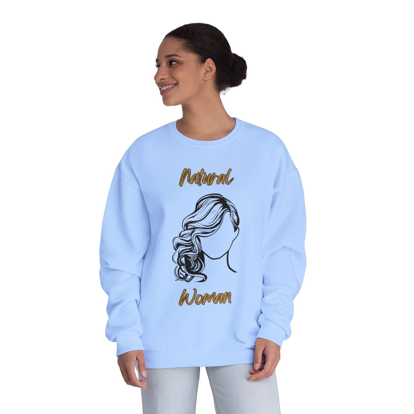 Natural Woman Long Curl (BL) Crewneck Sweatshirt