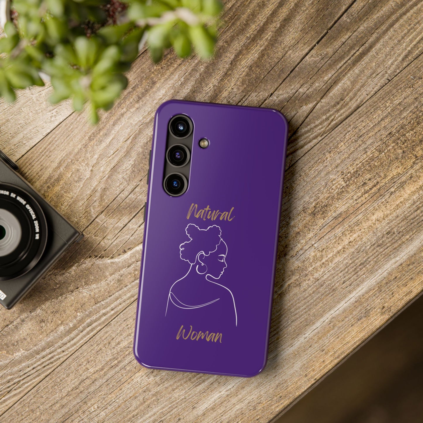 Natural Woman Twists (WL) Tough Phone Case PURPLE