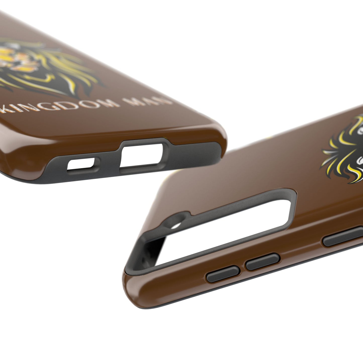 Kingdom Man (White-Gold Label) Tough Phone Case BROWN