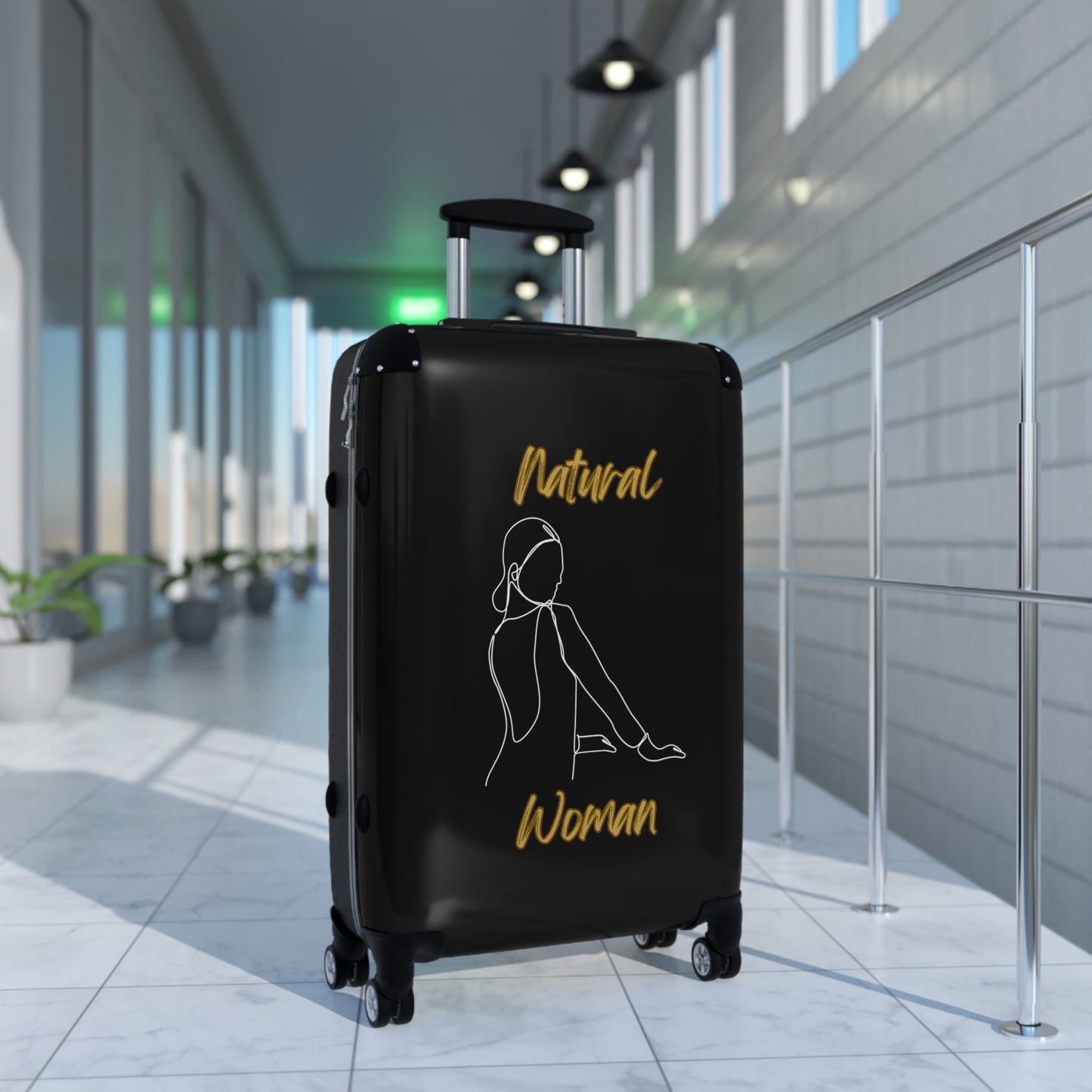 Natural Woman Hands Ready (WL) Suitcase BLACK