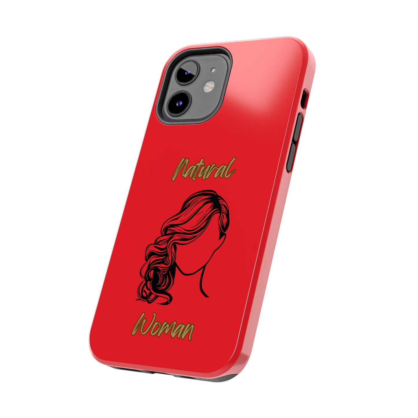 Natural Woman Long Curl (BL)Tough Phone Cases RED