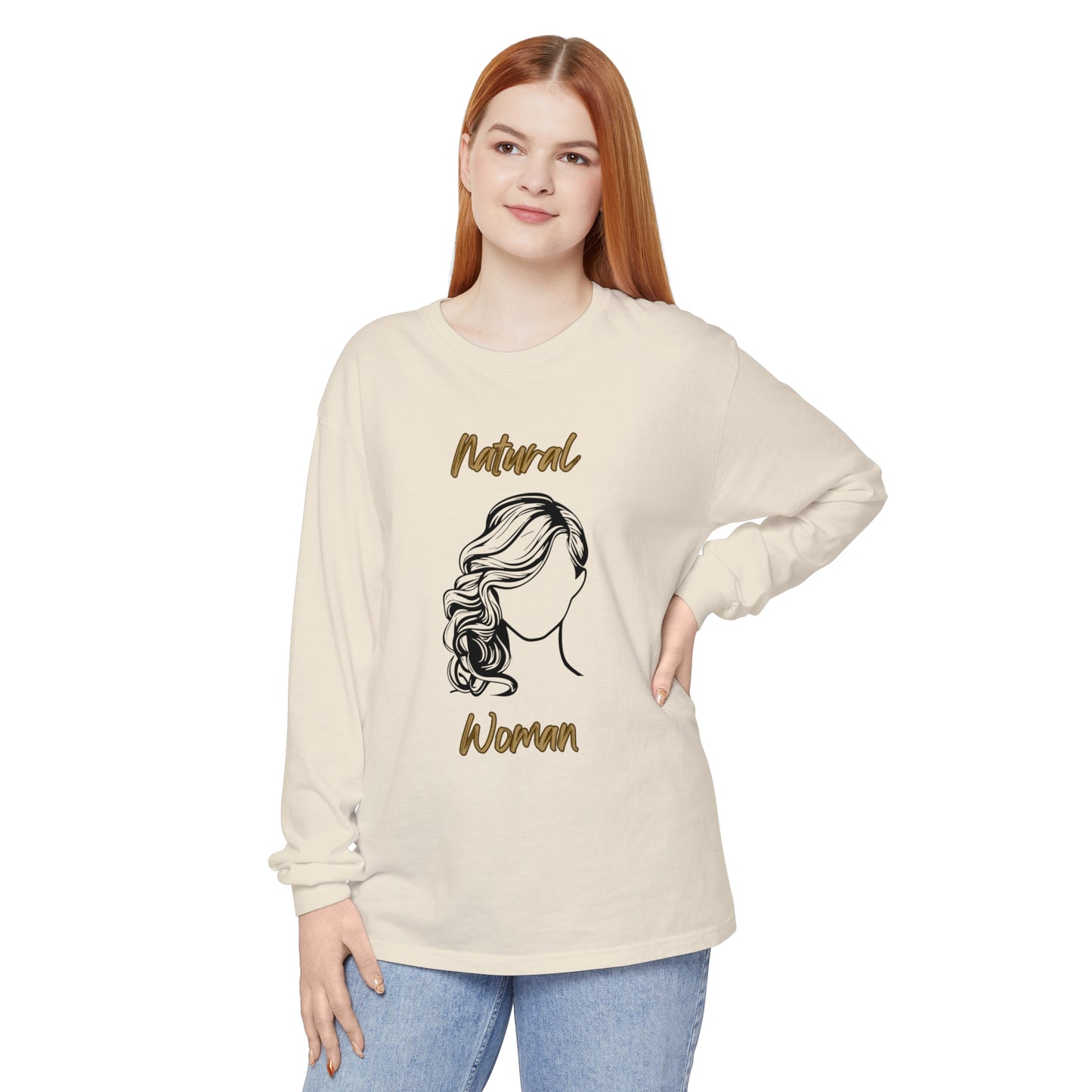 Natural Woman Long Curl (BL) Long Sleeve T-Shirt