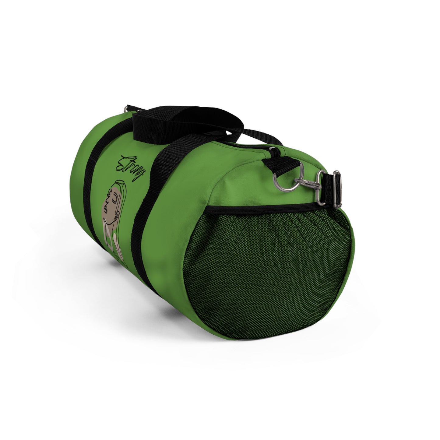 Strong Momma (BL) Duffel Bag GREEN