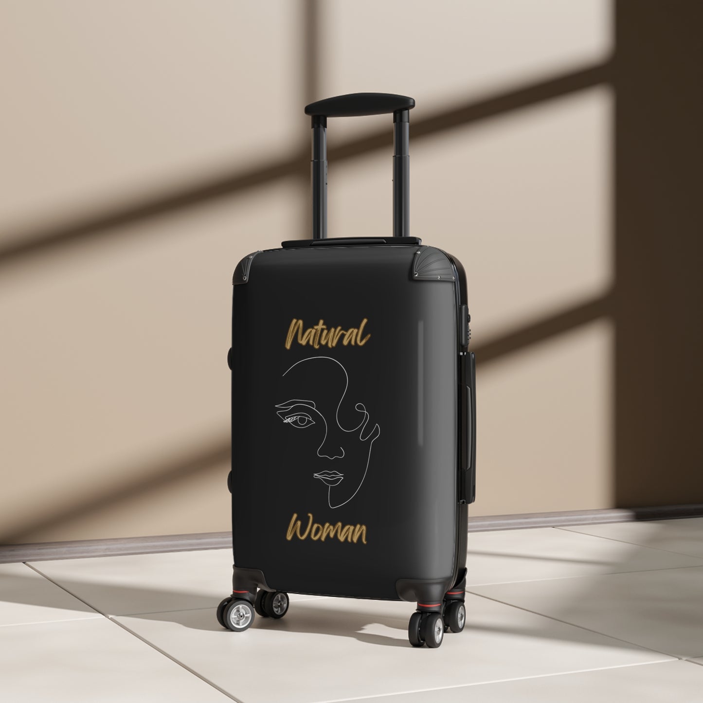 Natural Woman Looking (WL) Suitcase BLACK
