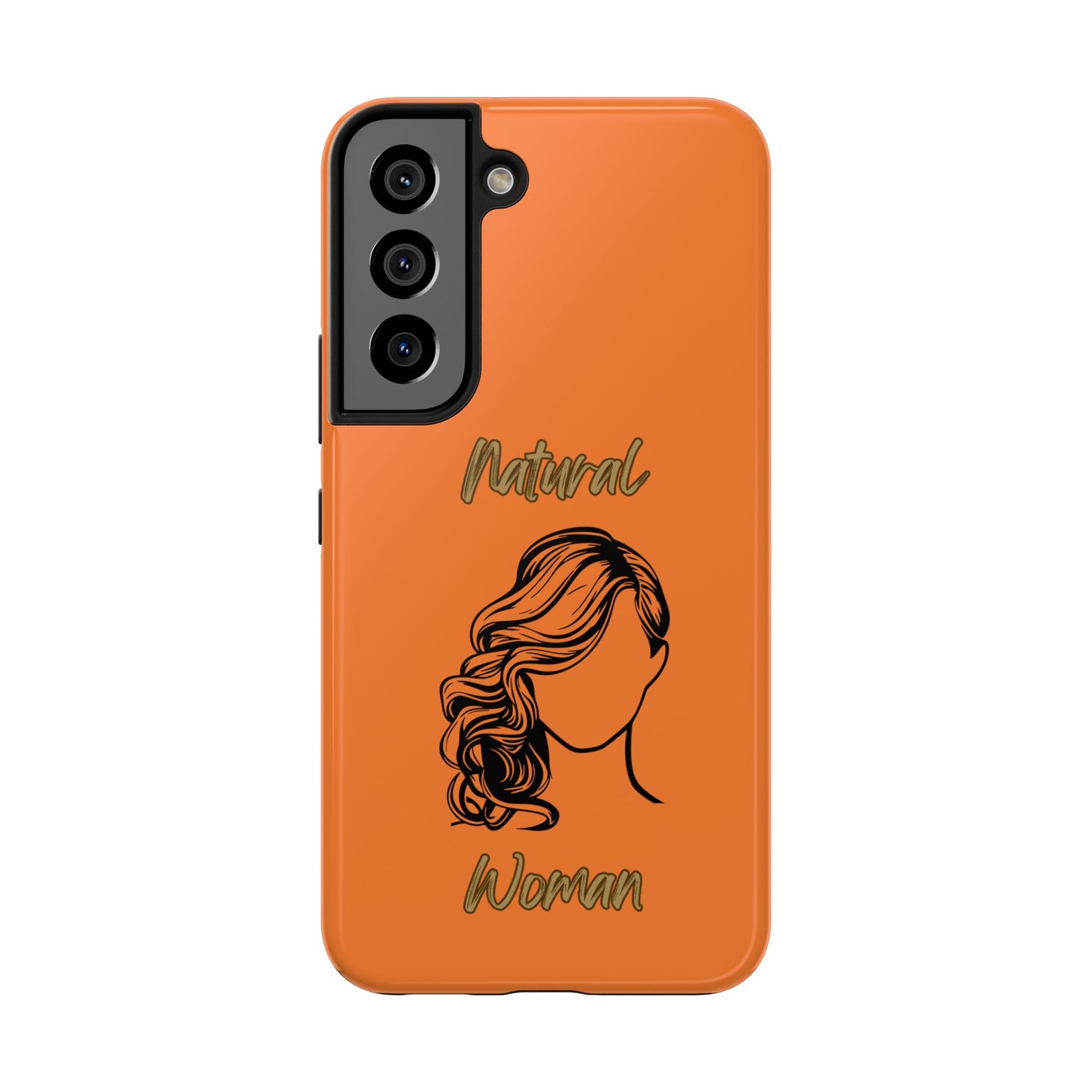 Natural Woman Long Curl (BL)Tough Phone Cases CRUSTA