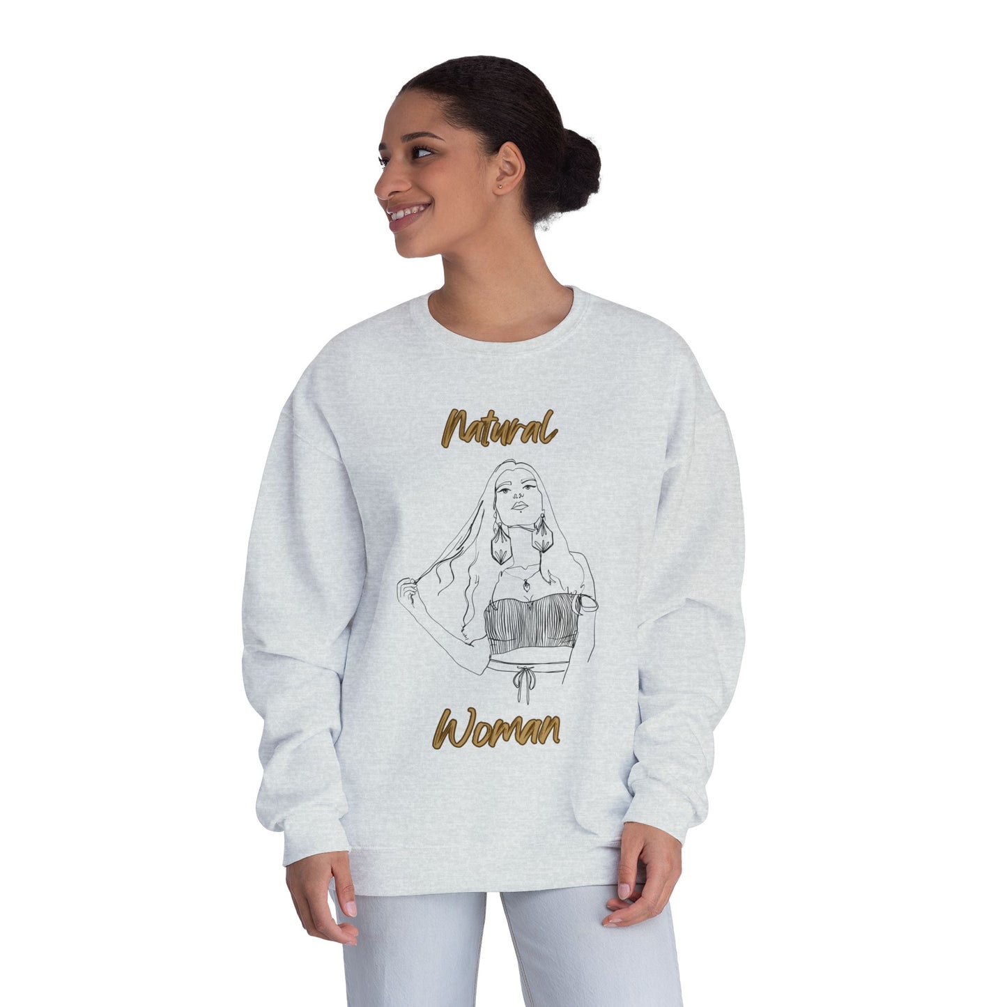 Natural Woman Thinking (BL) Crewneck Sweatshirt