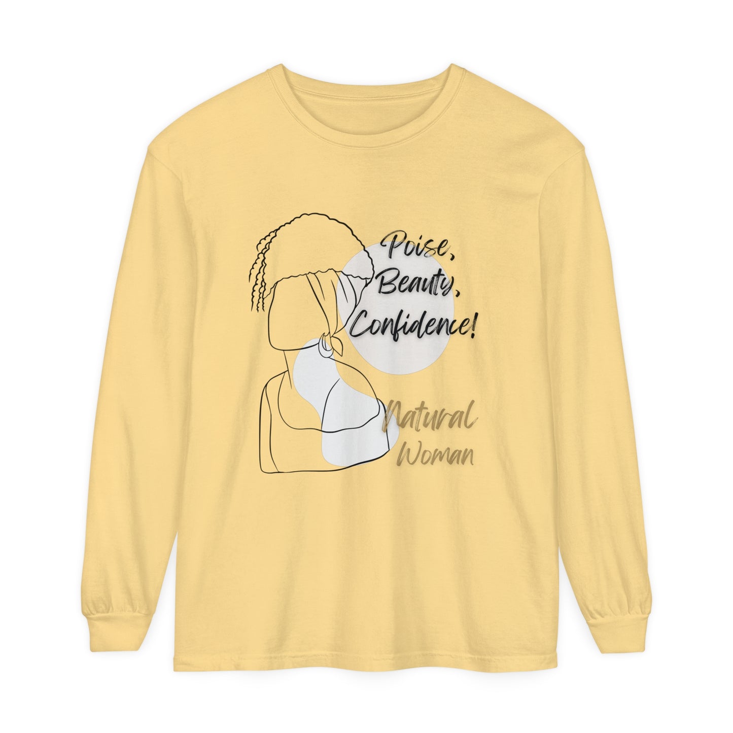 Natural Woman Puff (BL) Long Sleeve T-Shirt