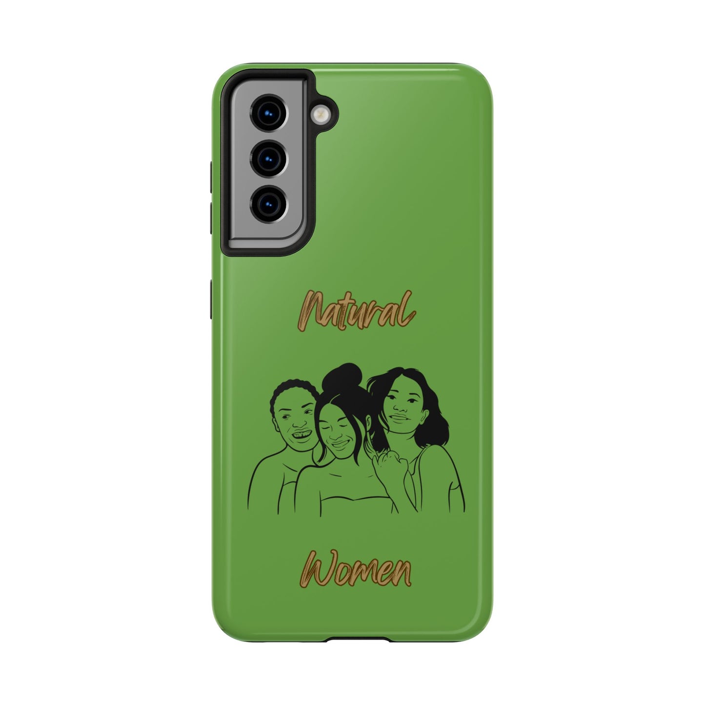 Natural Women Laughing Friends (BL)Tough Phone Cases GREEN