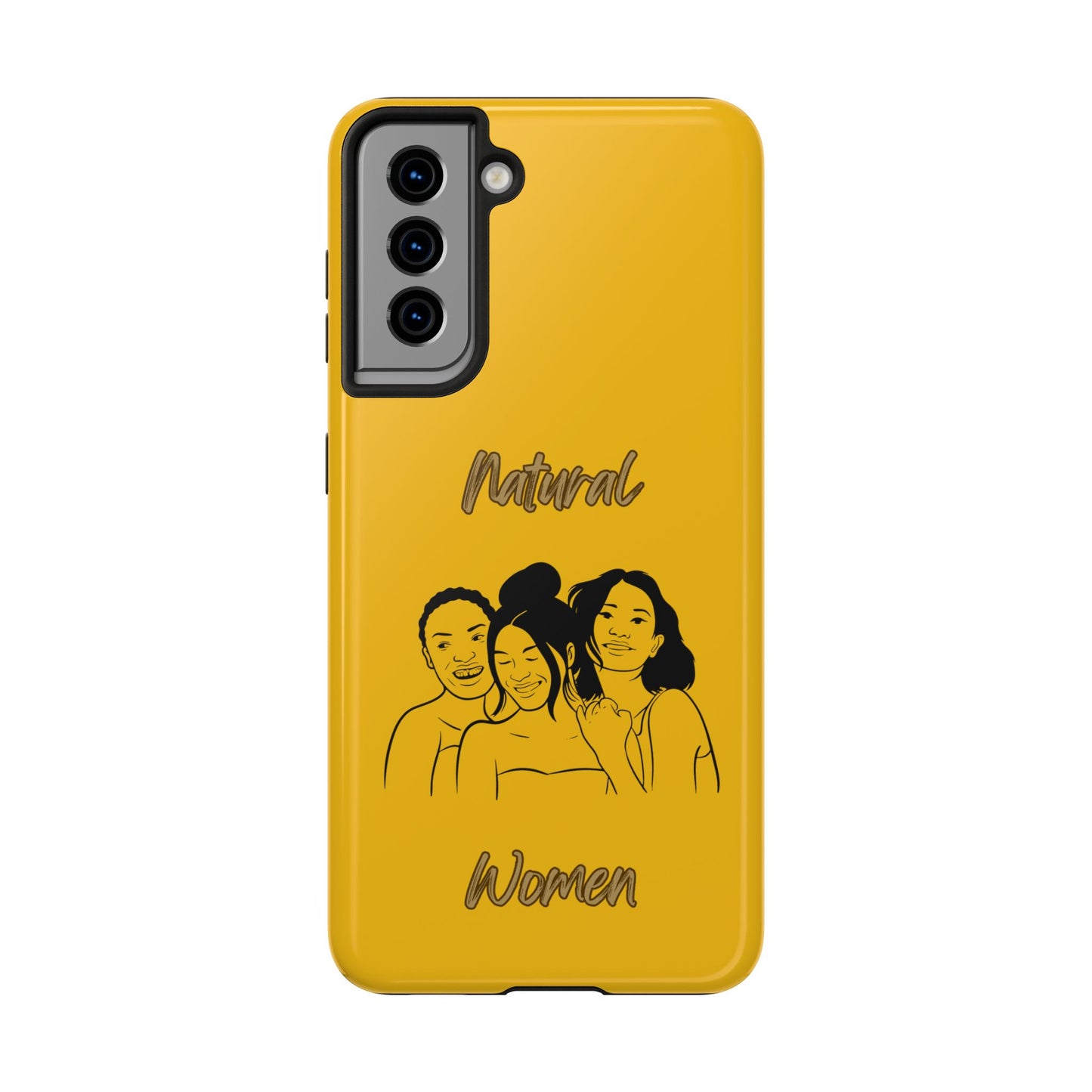 Natural Women Laughing Friends (BL)Tough Phone Cases YELLOW