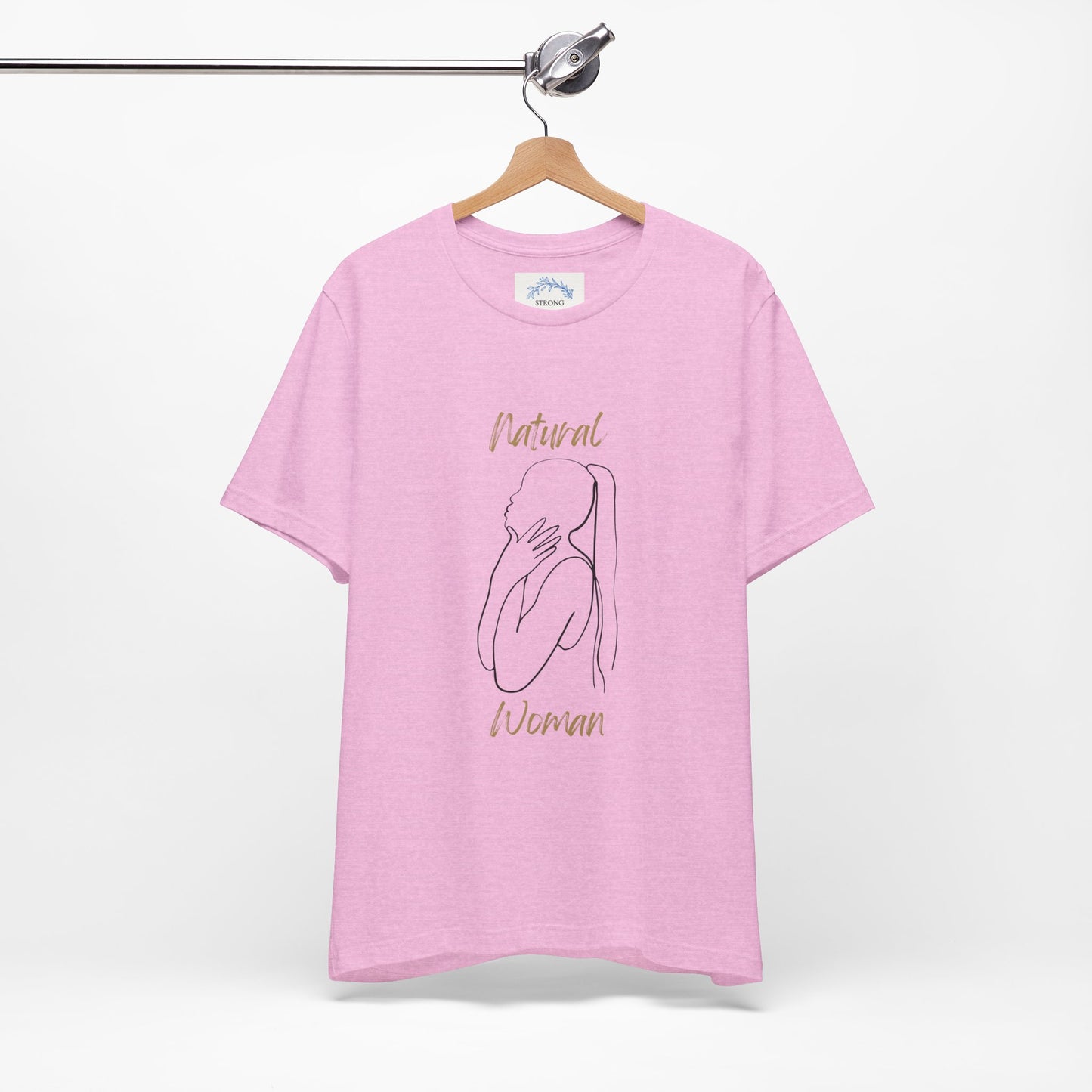 Natural Woman Ponytail (BL) Short Sleeve T-Shirt