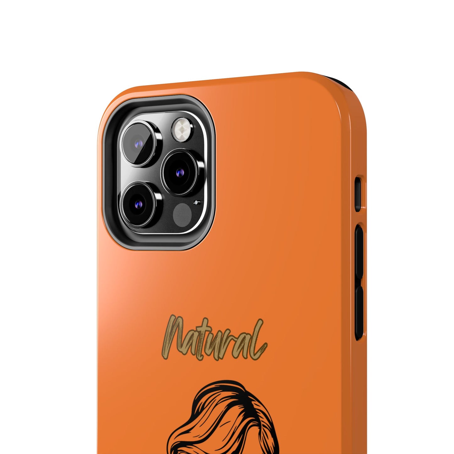 Natural Woman Long Curl (BL)Tough Phone Cases CRUSTA