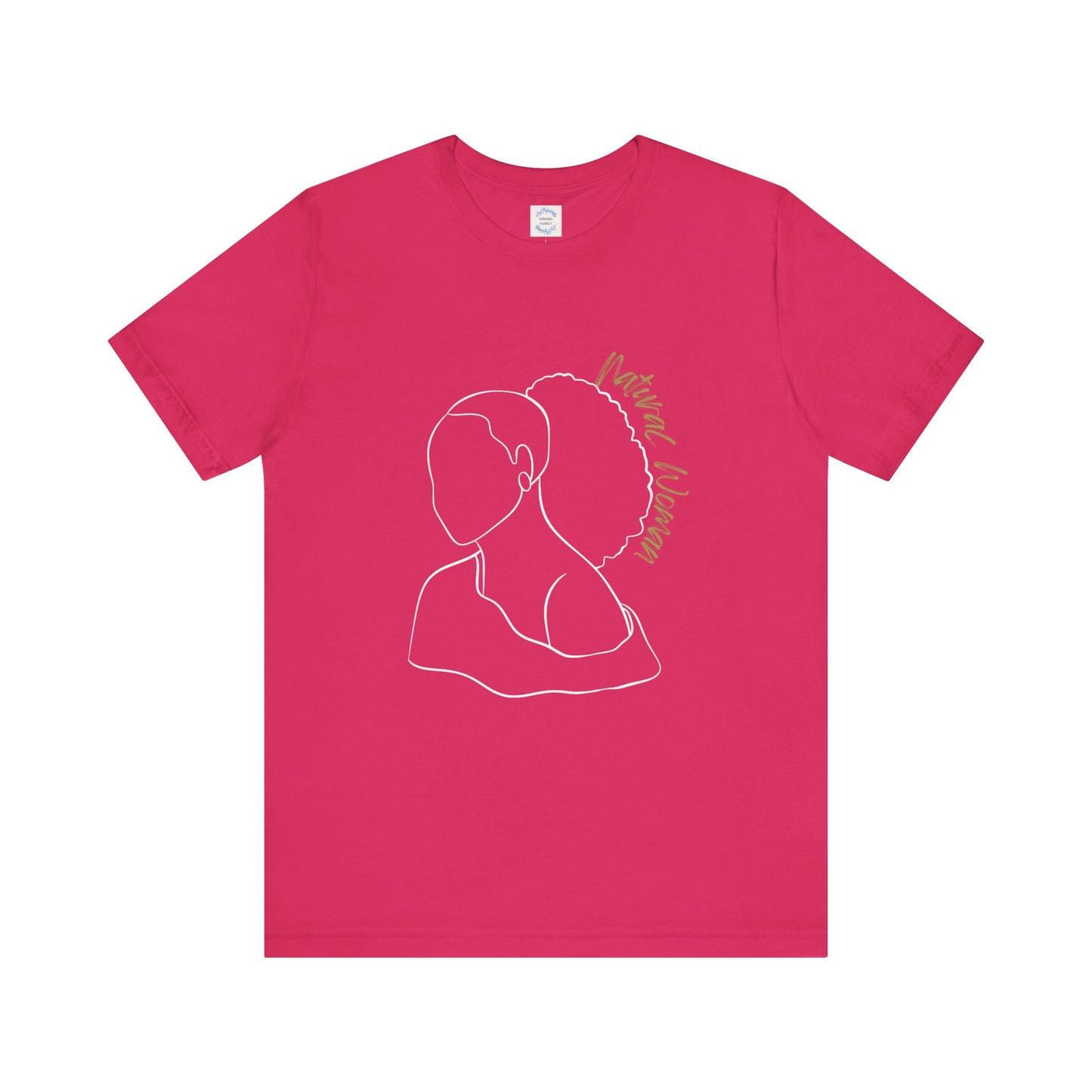 Natural Woman Behind Head Puff (WL) Short Sleeve T-Shirt