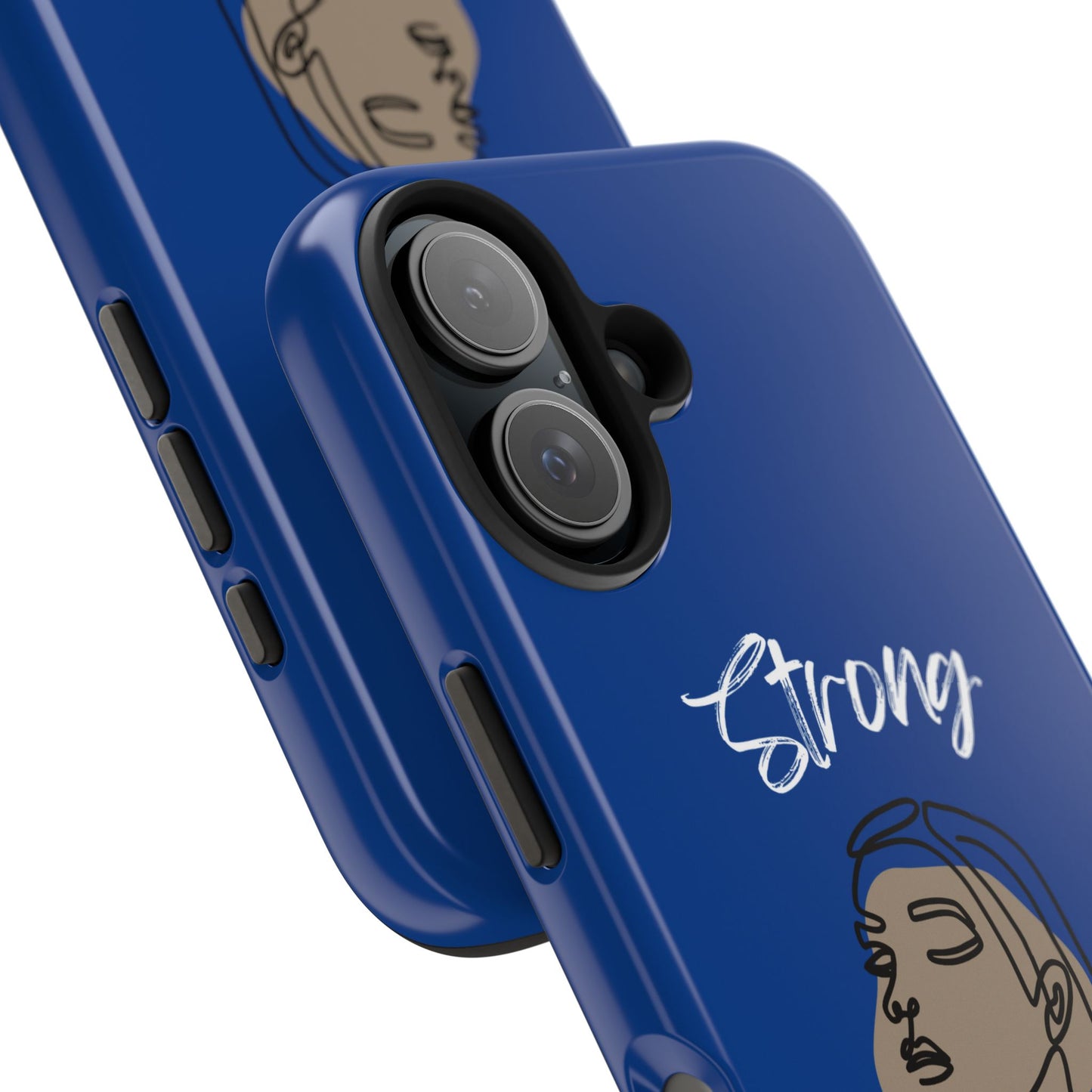 Strong Momma (WL) Tough Phone Cases DARK BLUE