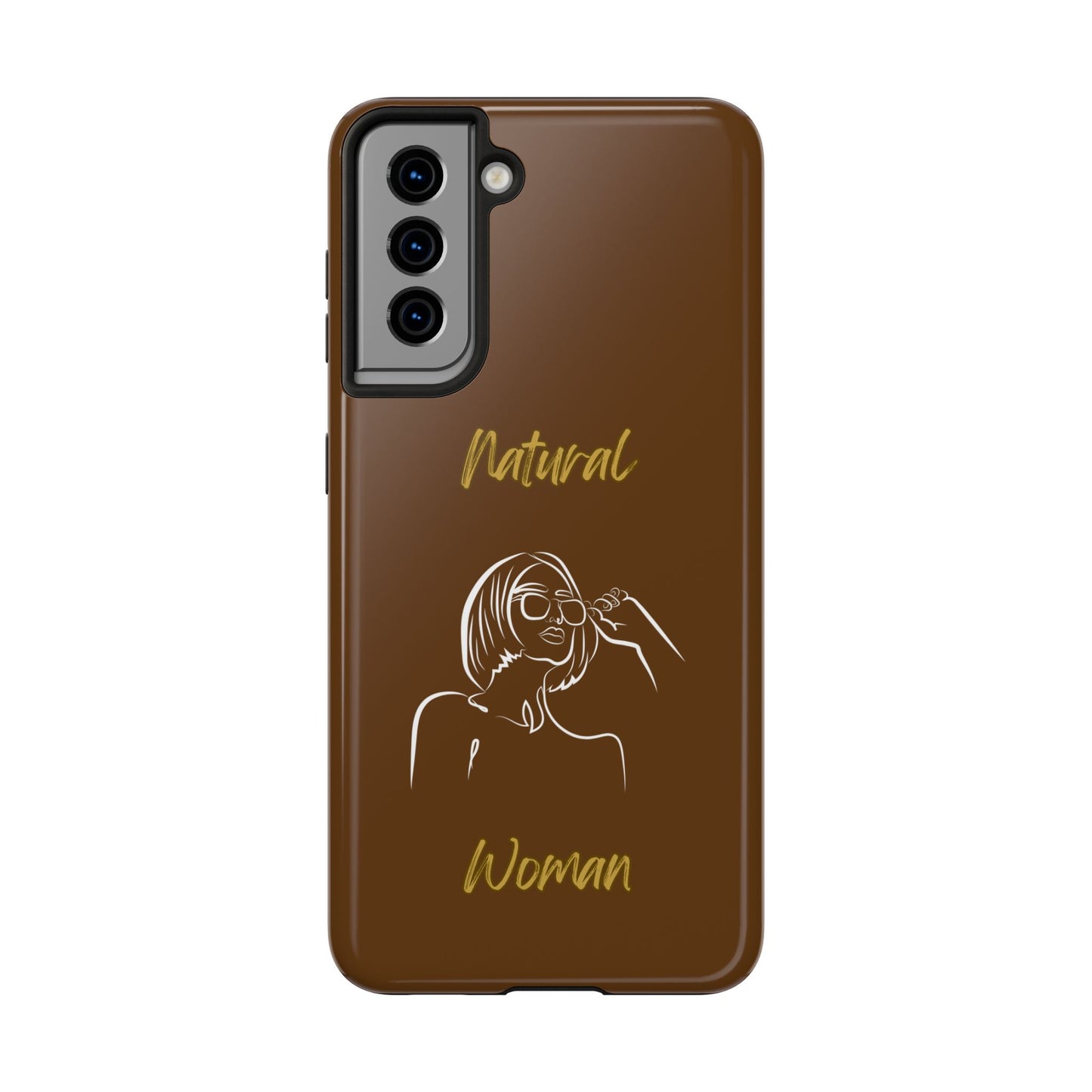Natural Woman Bright Future (WL)Tough Phone Cases BROWN