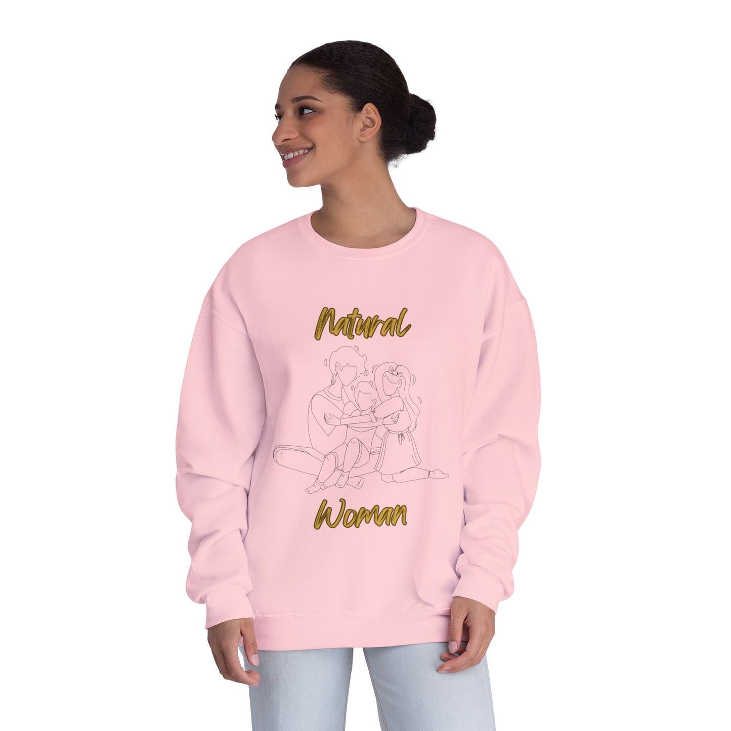 Natural Woman Bear Hugs (BL) Crewneck Sweatshirt