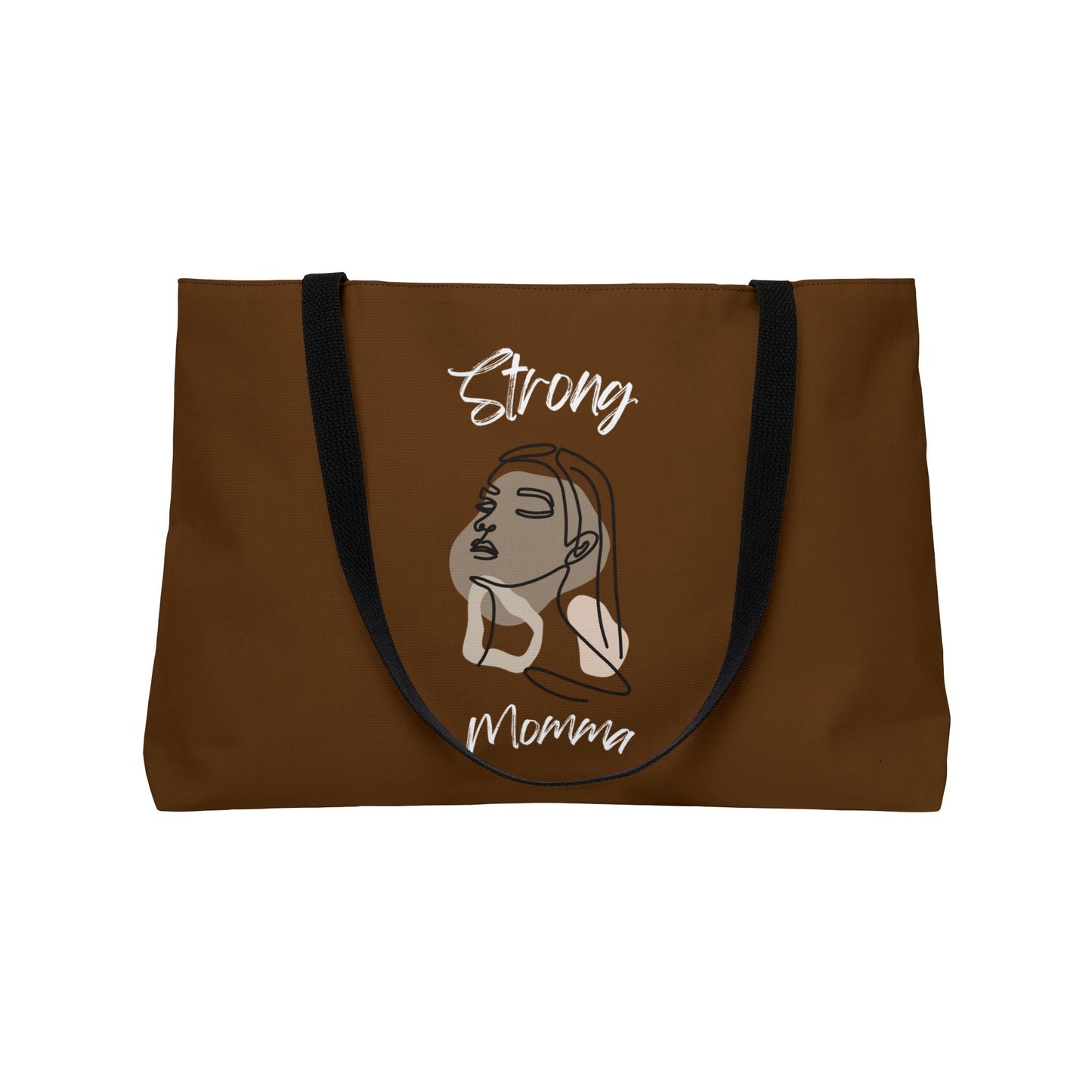Strong Momma (WL) Weekender Tote Bag BROWN
