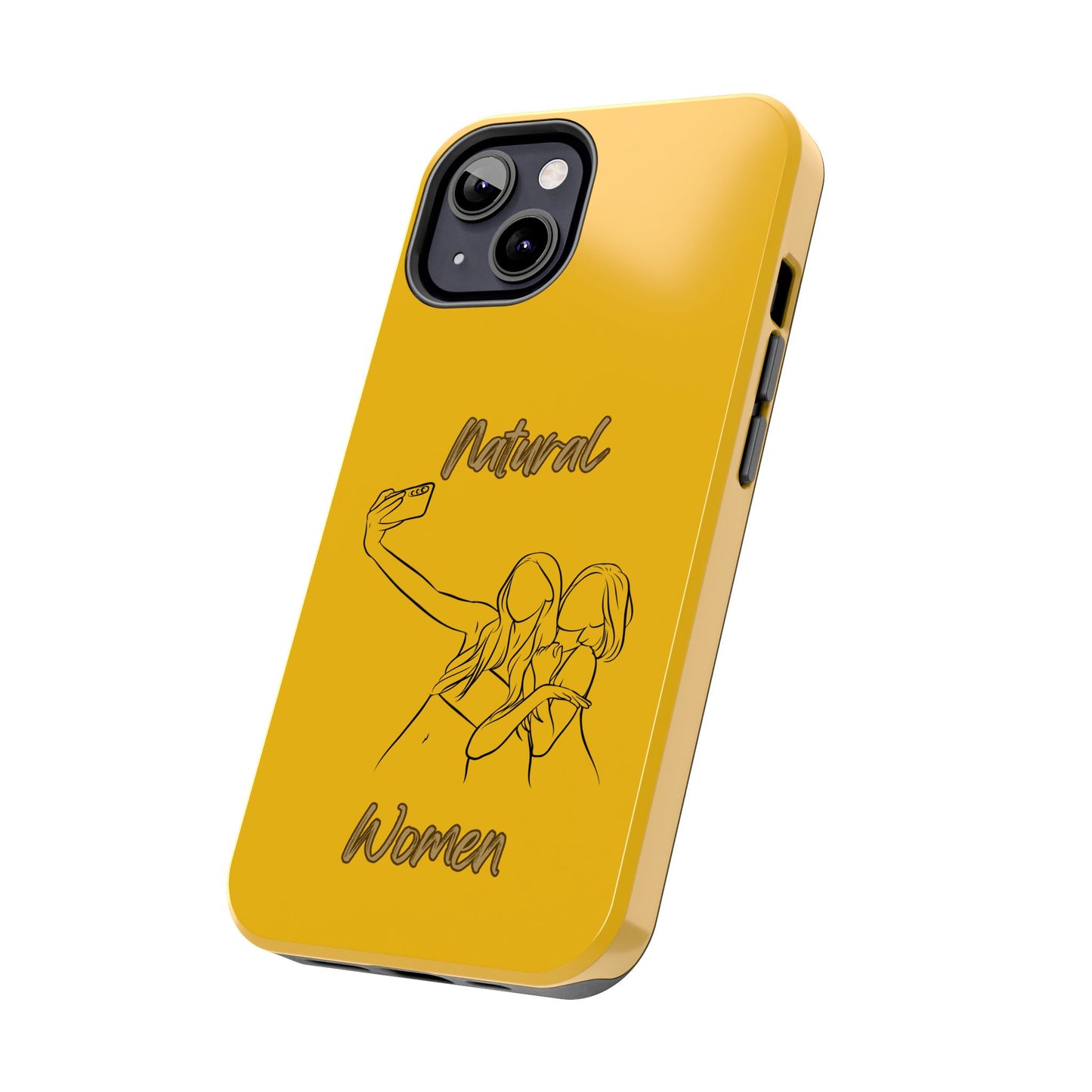 Natural Woman Friends Selfie (BL)Tough Phone Cases YELLOW