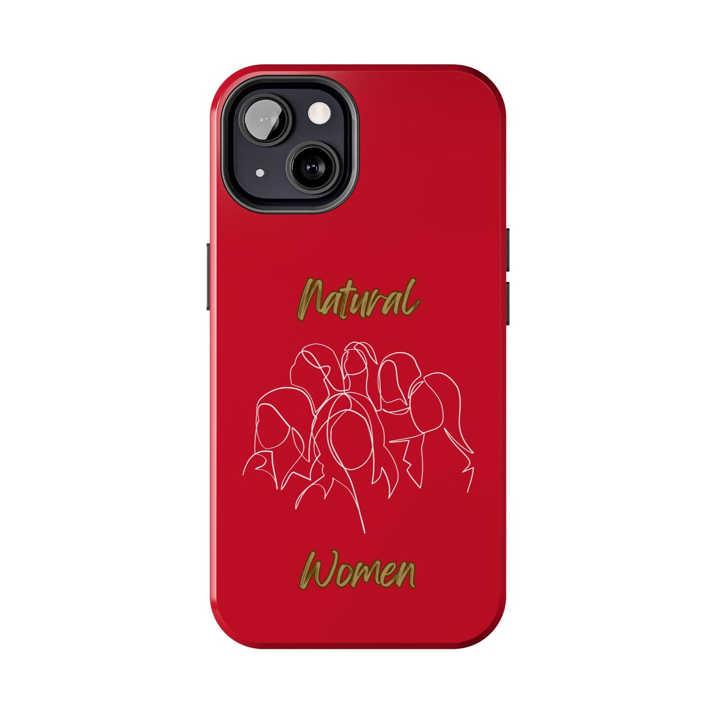 Natural Women Professionals (WL)Tough Phone Cases DARK RED