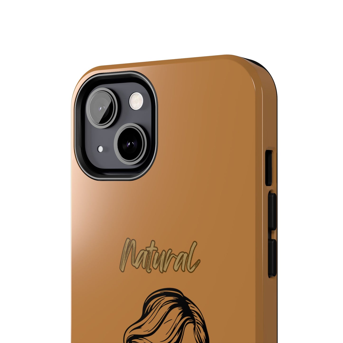 Natural Woman Long Curl (BL)Tough Phone Cases LIGHT BROWN
