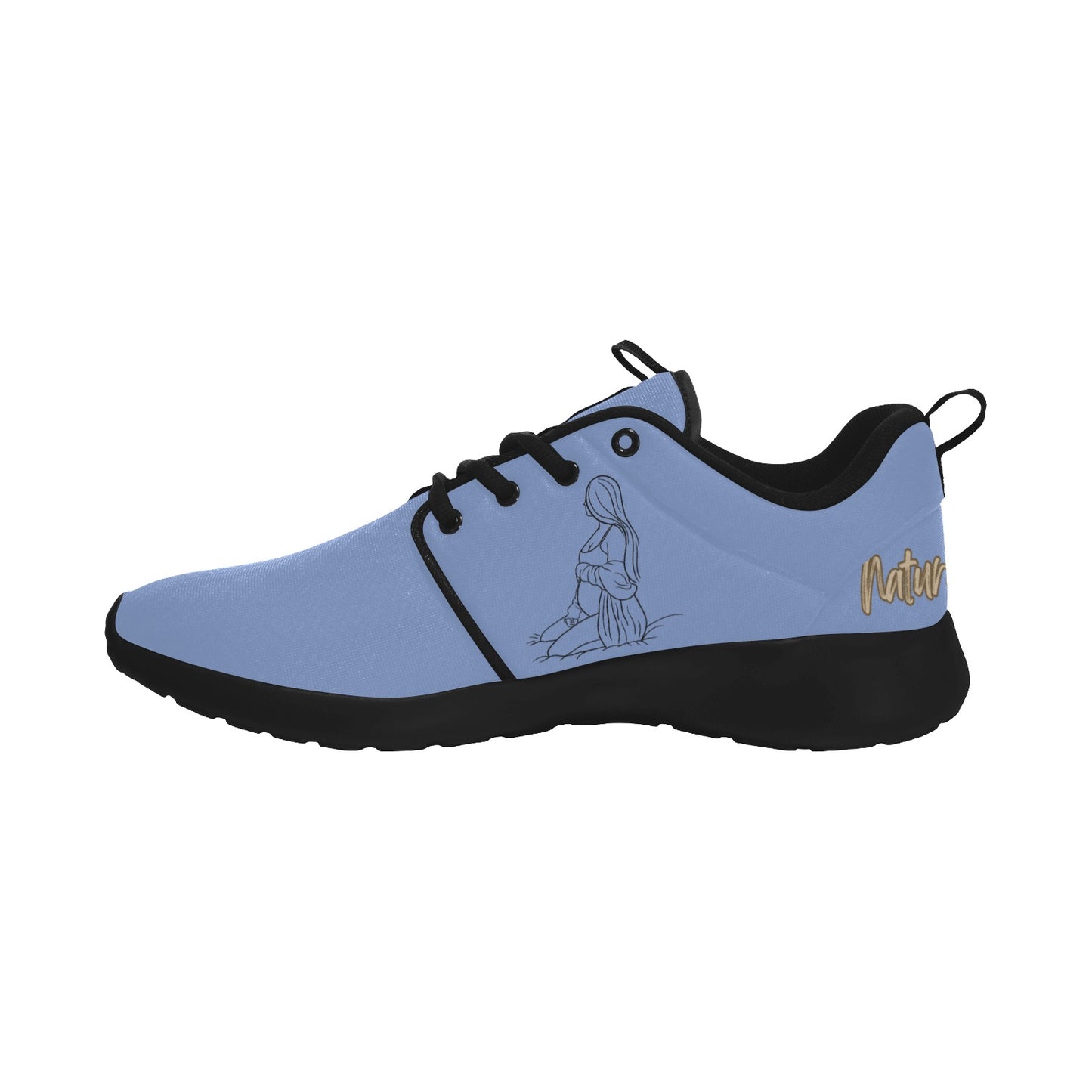 Natural Woman EXPECTING (BL) MEDIUM BLUE w/ Sole Sneakers