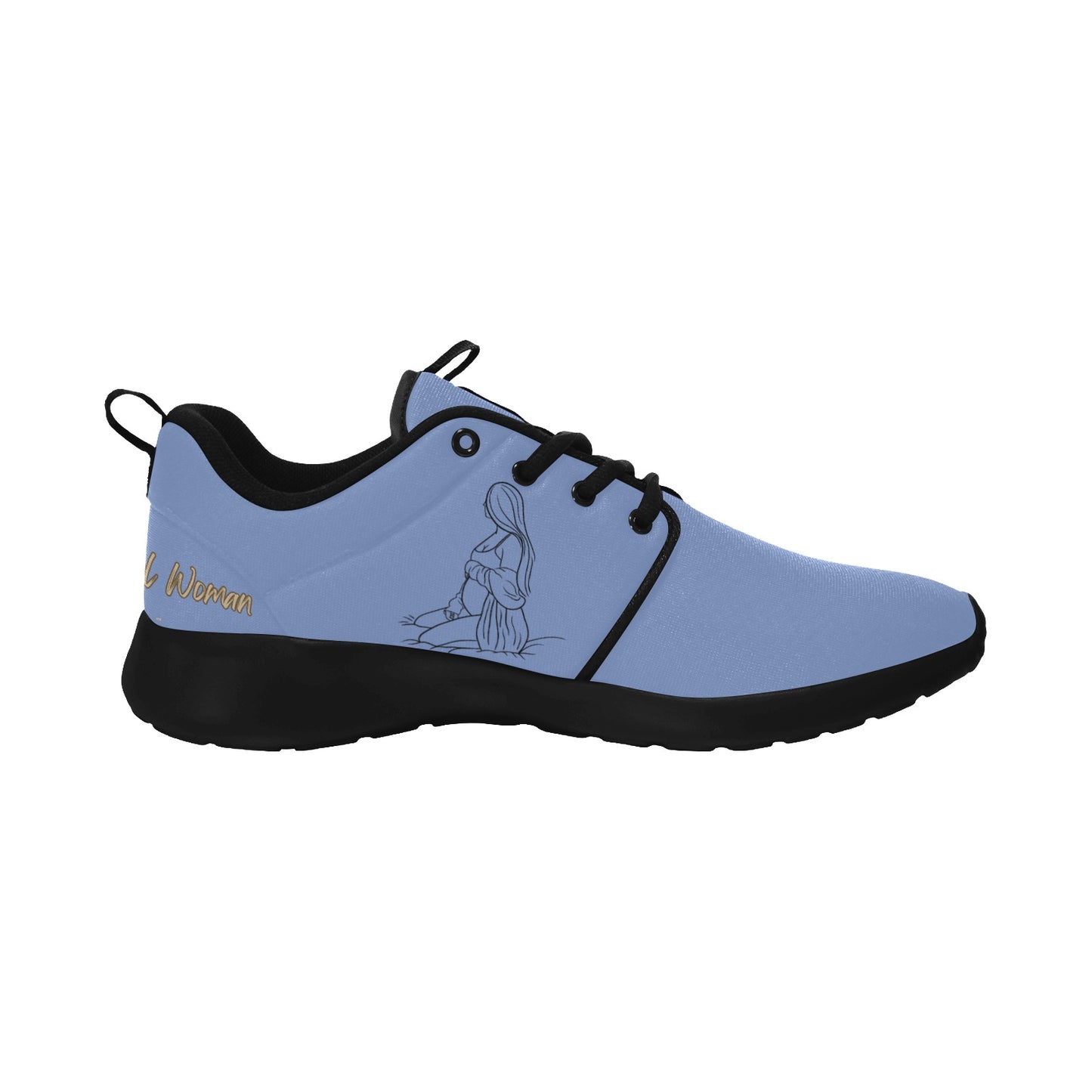 Natural Woman EXPECTING (BL) MEDIUM BLUE w/ Sole Sneakers