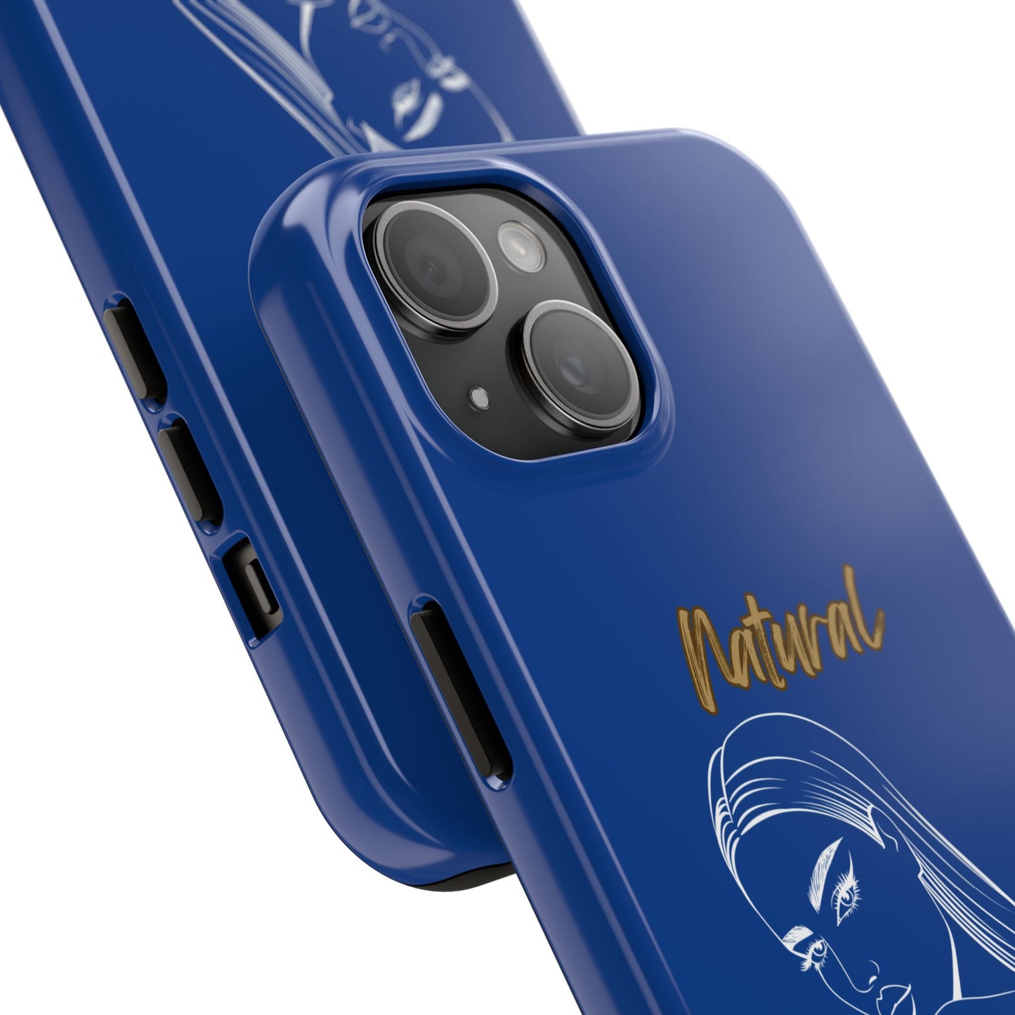 Natural Woman The Stare (WL)Tough Phone Cases DARK BLUE