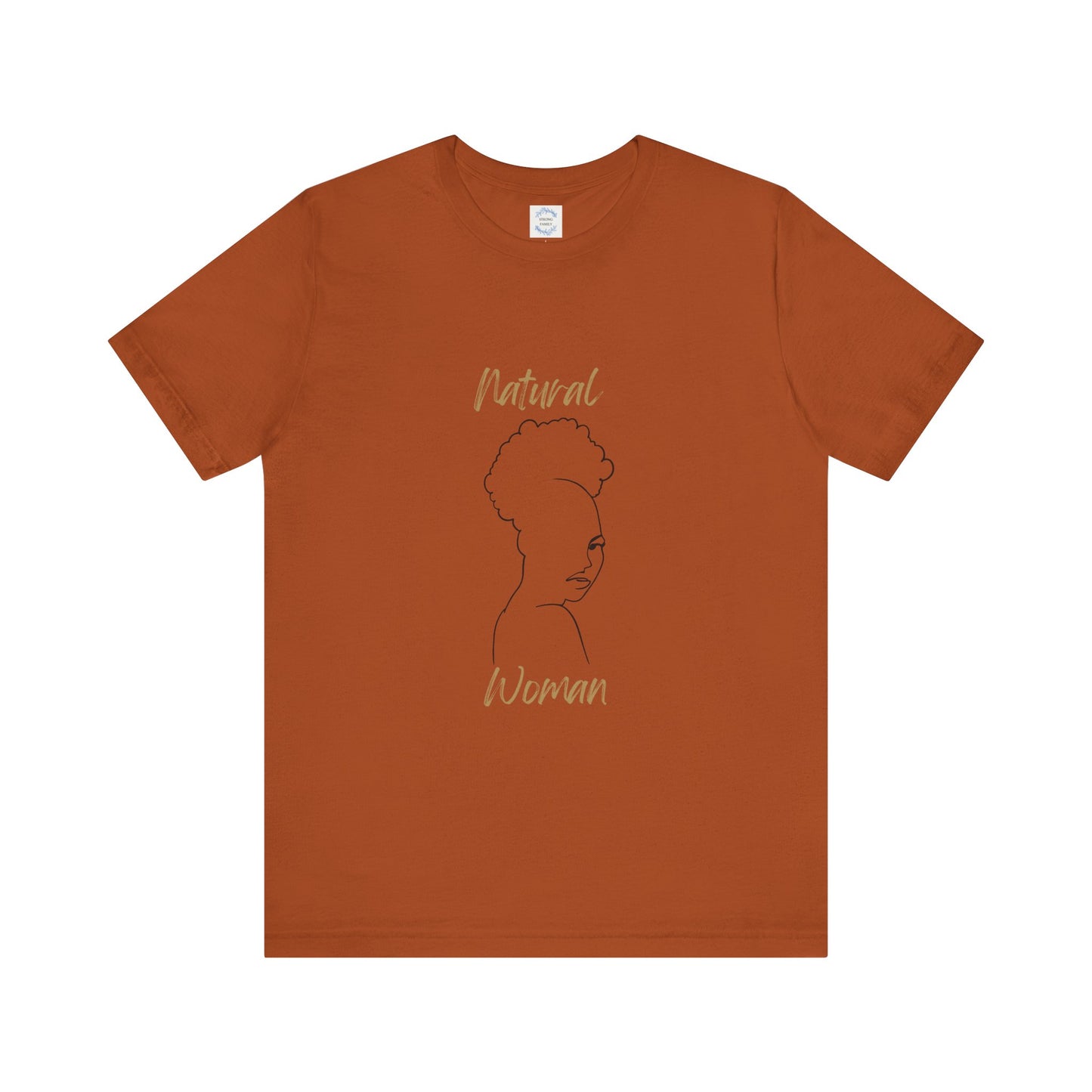Natural Woman Twist Afro (BL) Short Sleeve T-Shirt
