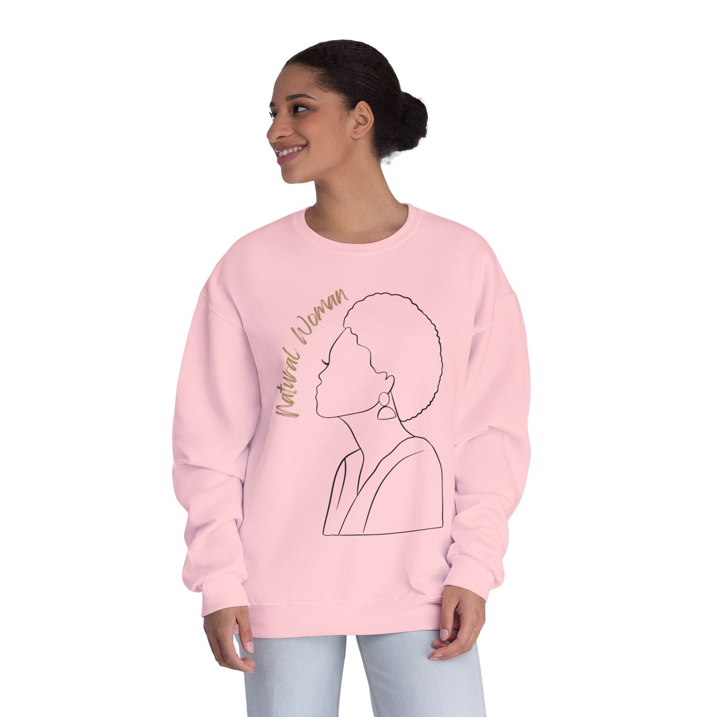 Natural Woman Sm Fro (BL) Crewneck Sweatshirt