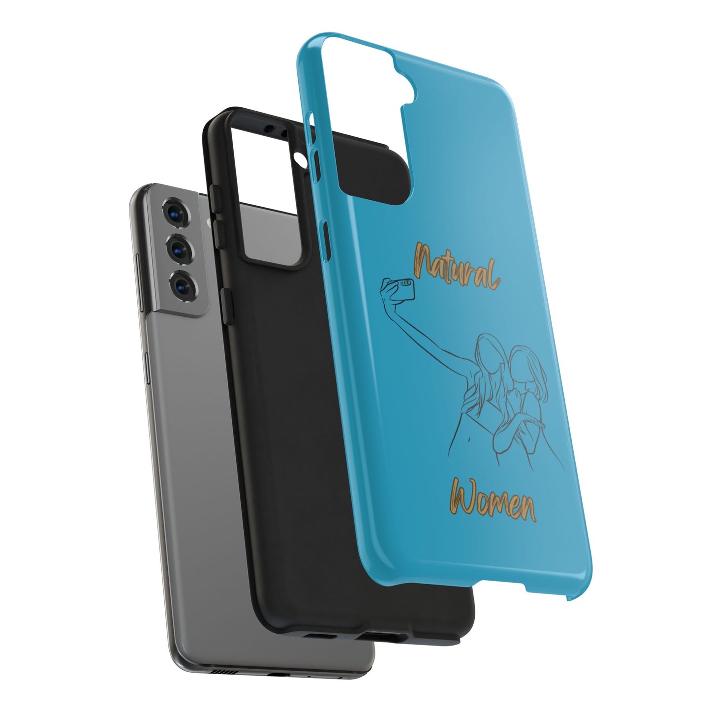 Natural Woman Friends Selfie (BL)Tough Phone Cases TURQOISE