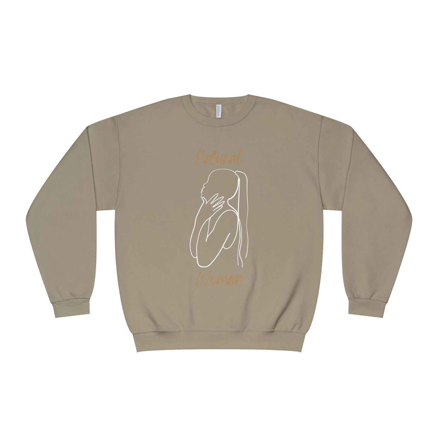 Natural Woman Ponytail (WL) Crewneck Sweatshirt