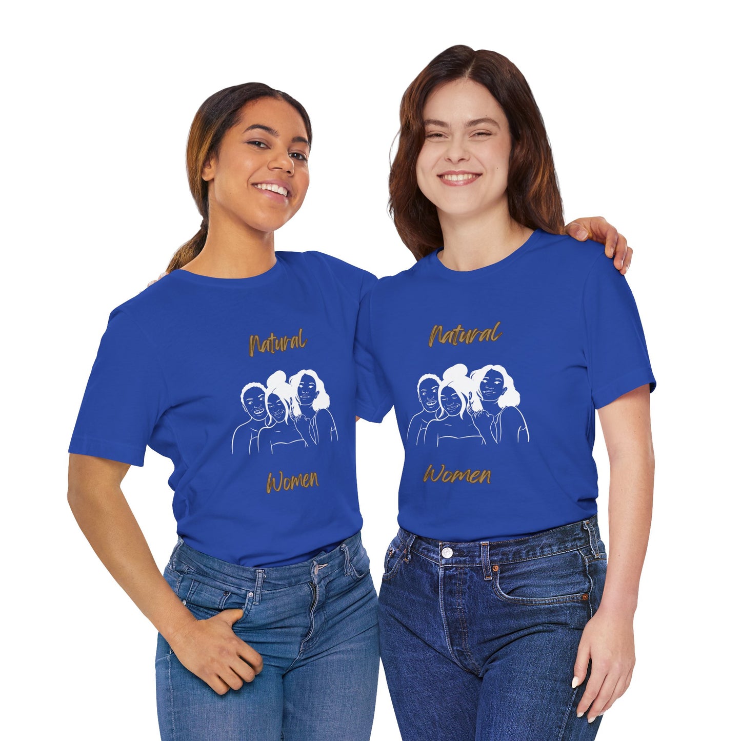 Natural Woman Laughing Friends (WL) Short Sleeve T-Shirt