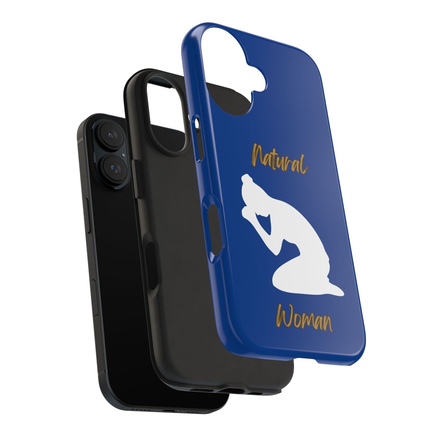 Natural Woman Pray (WL) Tough Phone Cases DARK BLUE