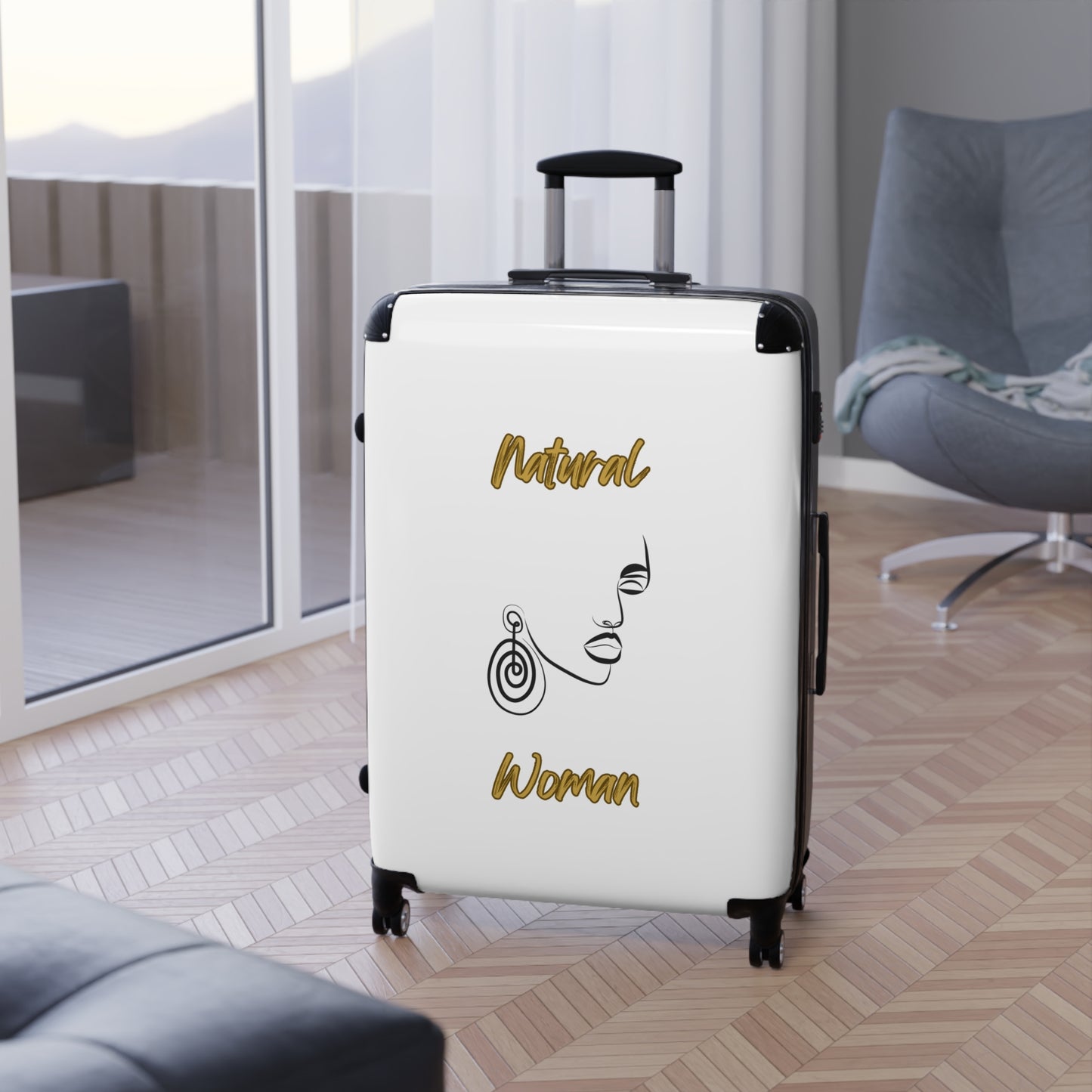 Natural Woman Music In My Soul (BL) Suitcase WHITE