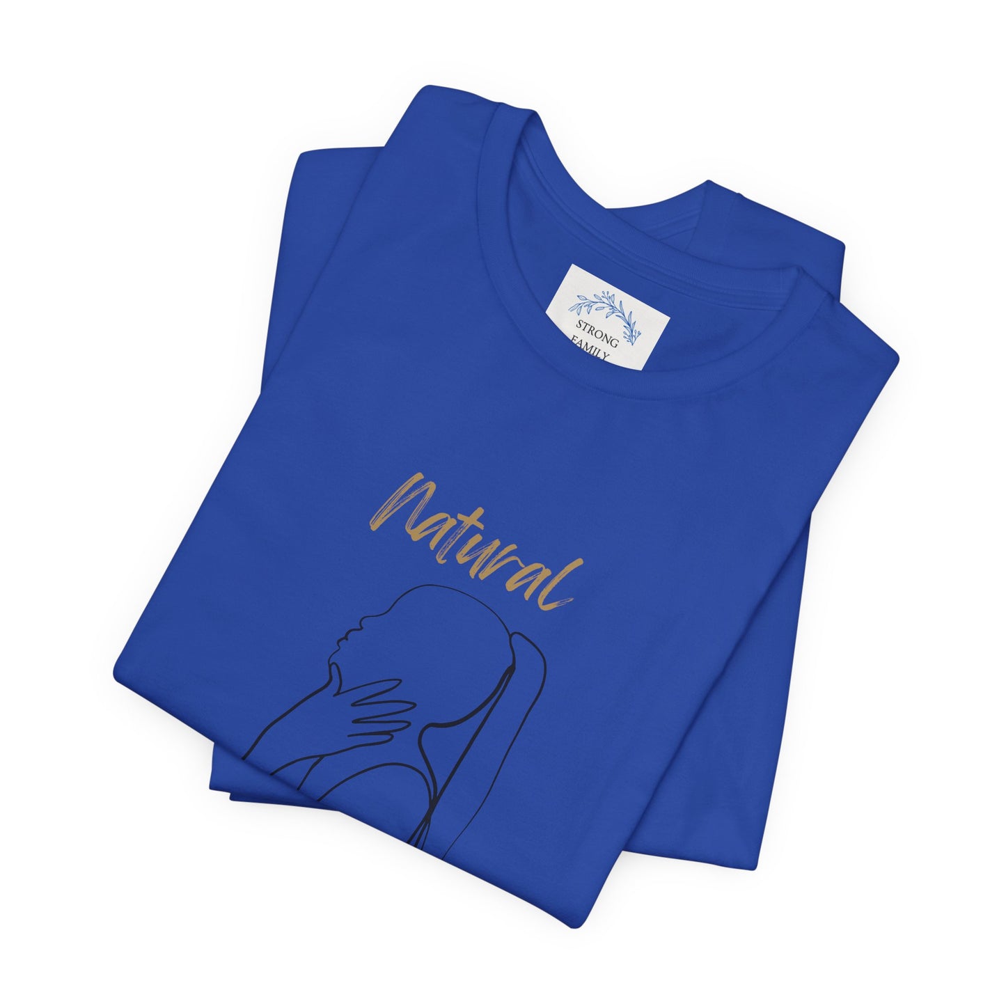 Natural Woman Ponytail (BL) Short Sleeve T-Shirt