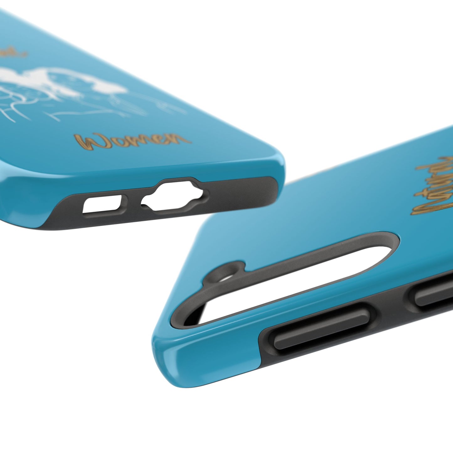 Natural Women Laughing Friends (WL)Tough Phone Cases TURQUOISE