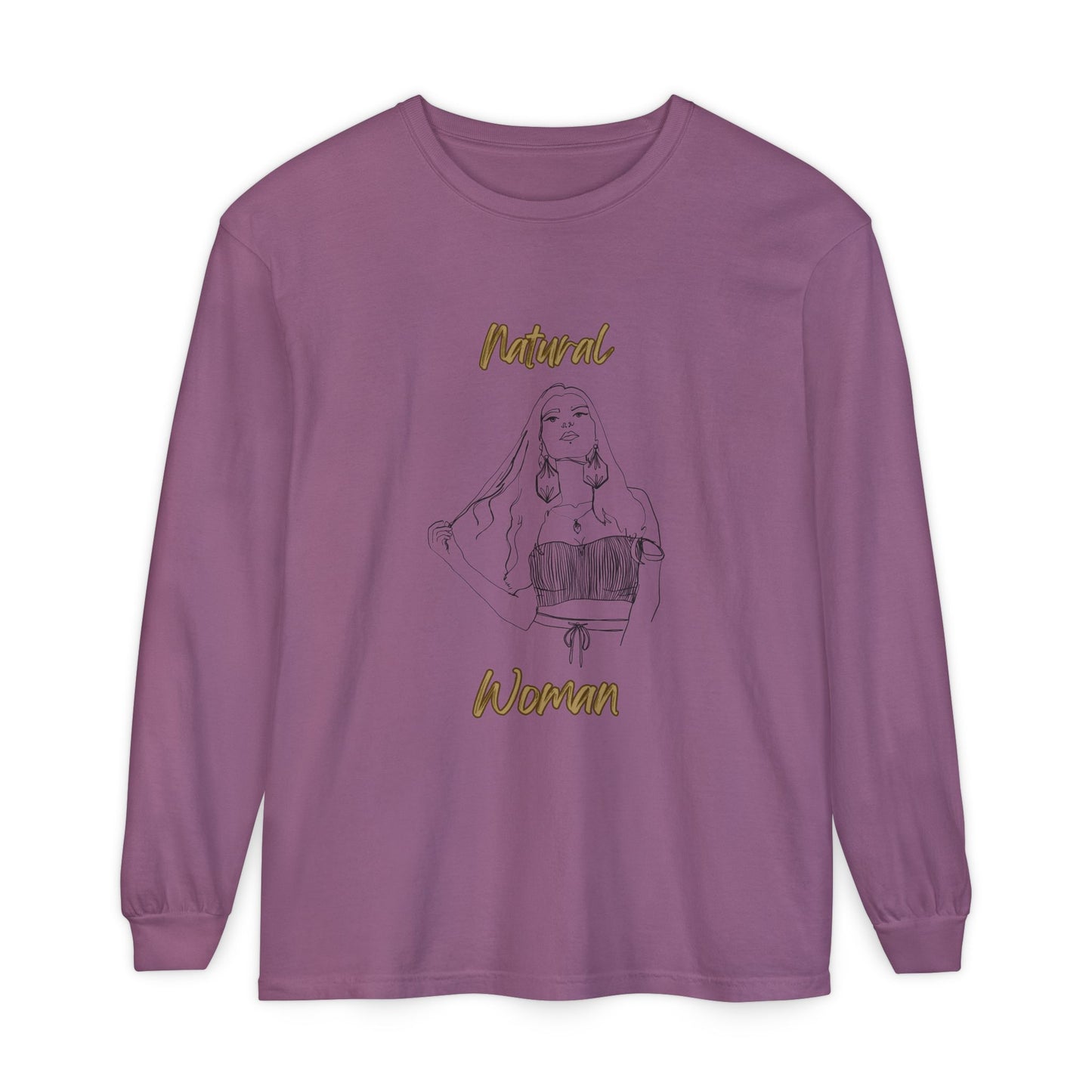 Natural Woman Thinking (BL) Long Sleeve T-Shirt