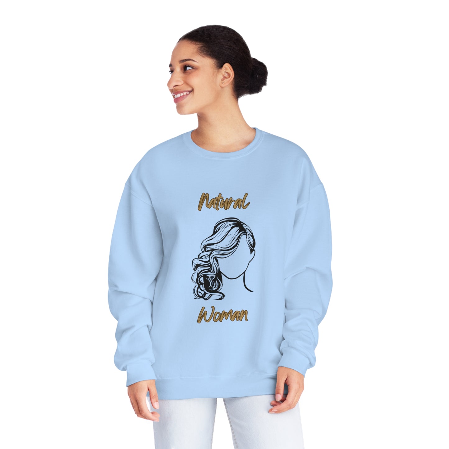 Natural Woman Long Curl (BL) Crewneck Sweatshirt