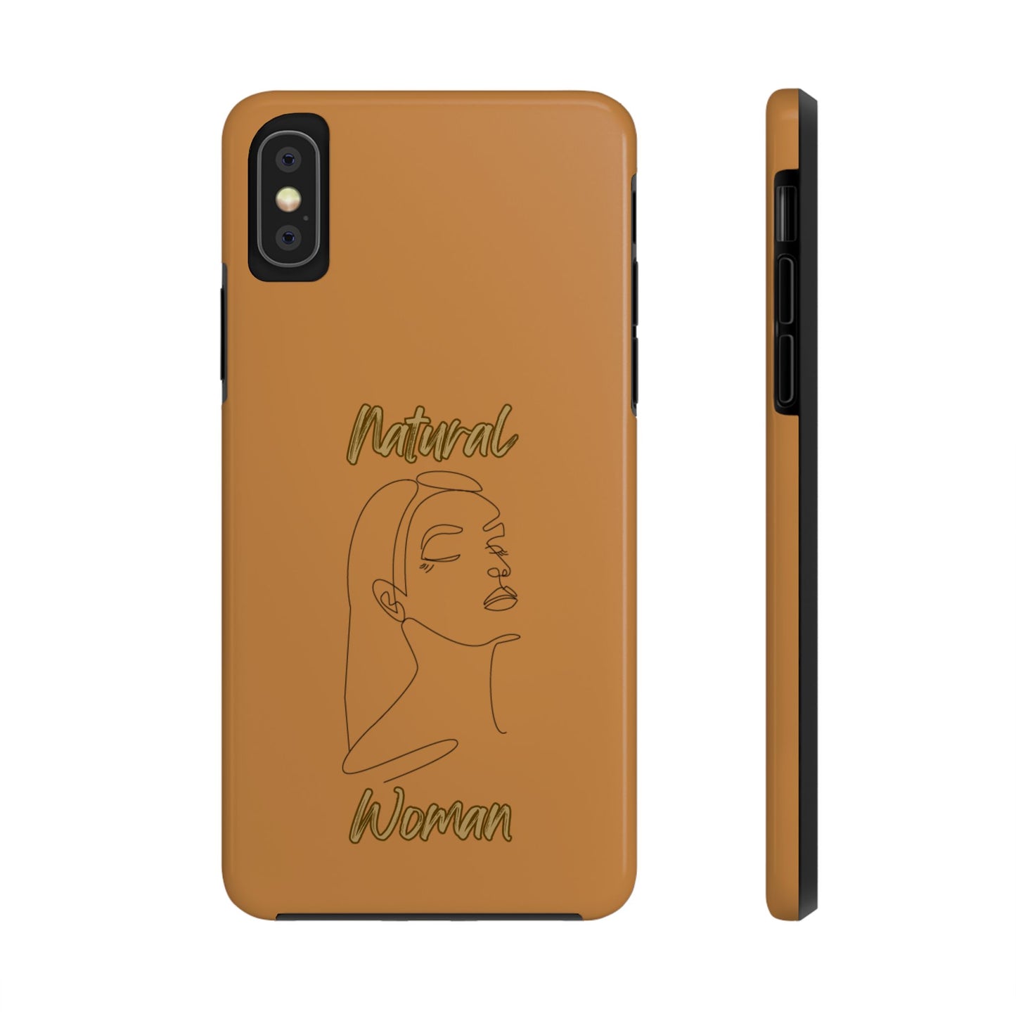 Natural Woman Calm (BL) Tough Phone Cases LIGHT BROWN