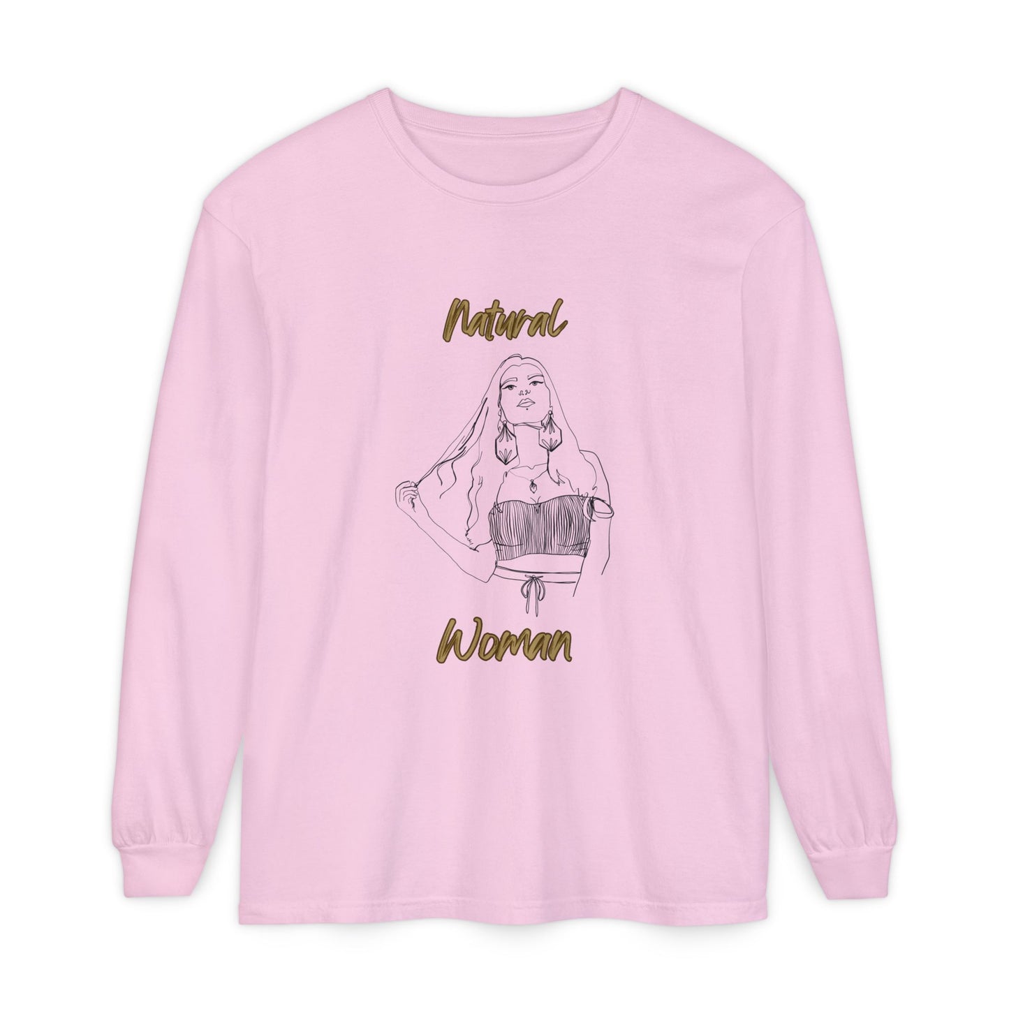 Natural Woman Thinking (BL) Long Sleeve T-Shirt