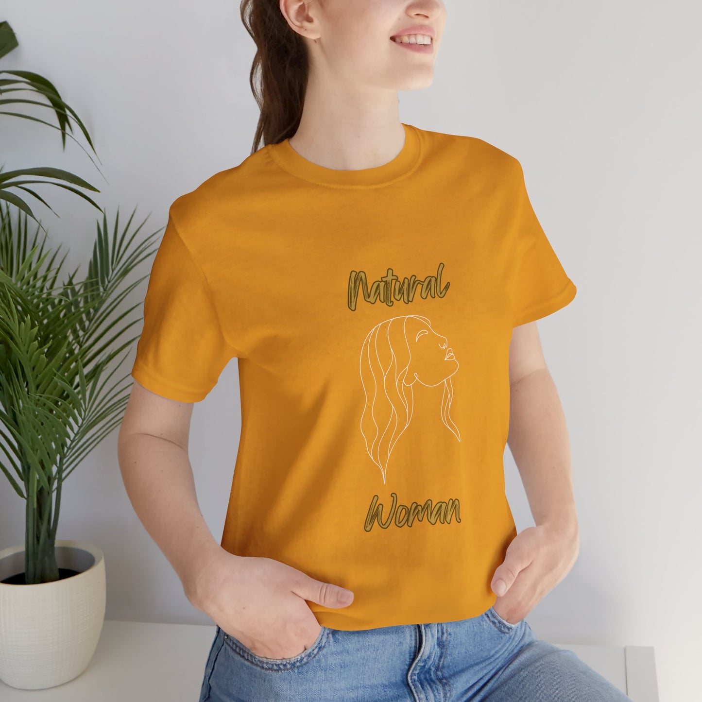 Natural Woman Breeze on Face (WL) Short Sleeve T-Shirt