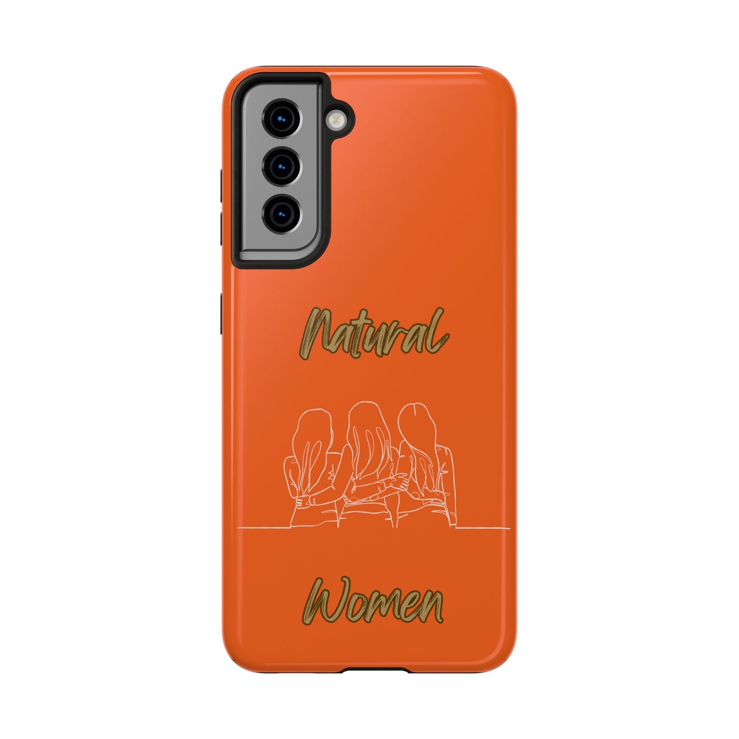 Natural Woman Loving Friends (WL) Tough Phone Cases ORANGE