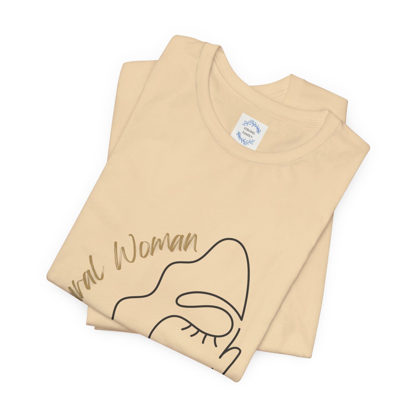 Natural Woman Half Face (BL) Short Sleeve T-Shirt