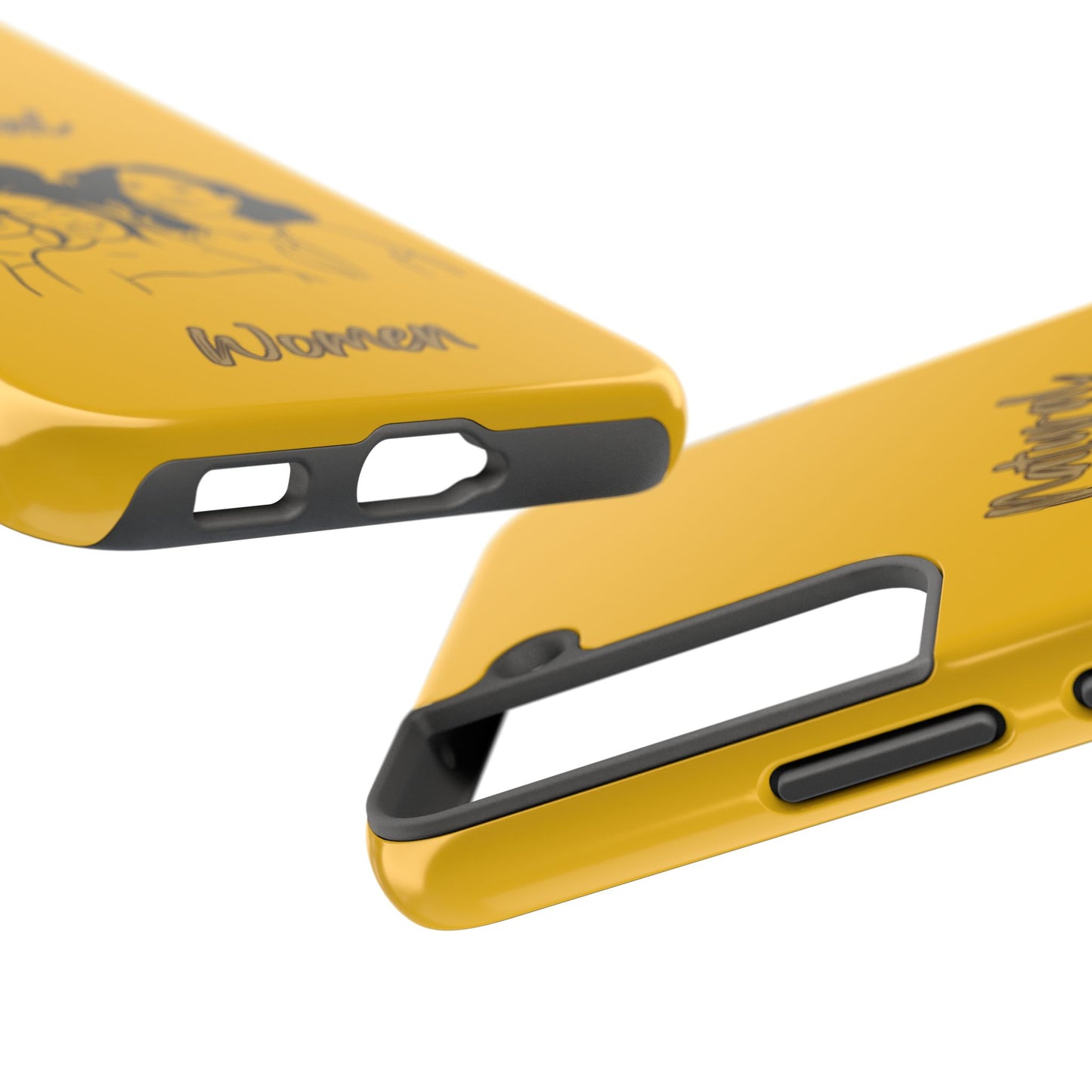 Natural Women Laughing Friends (BL)Tough Phone Cases YELLOW
