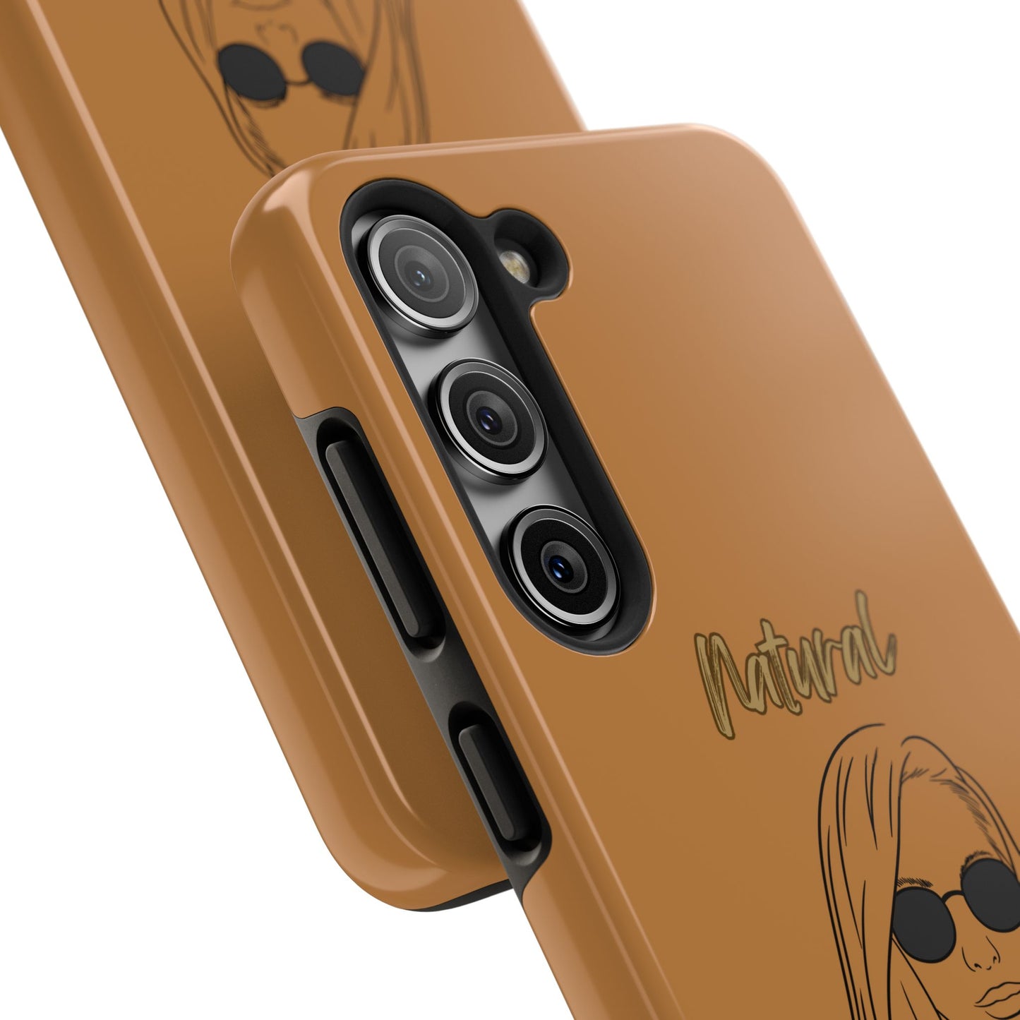 Natural Woman Shades (BL)Tough Phone Cases LIGHT BROWN
