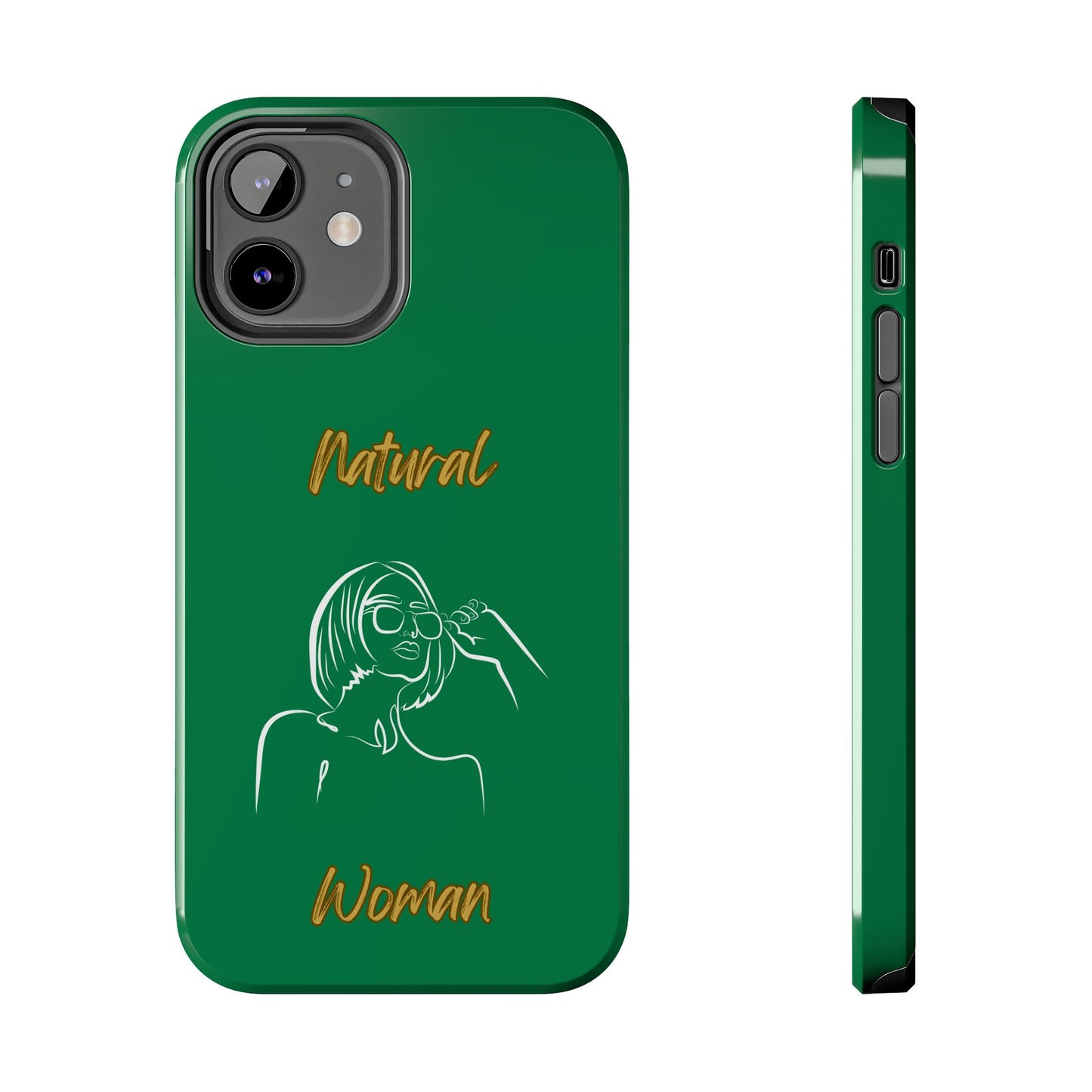 Natural Woman Bright Future (WL)Tough Phone Cases DARK GREEN